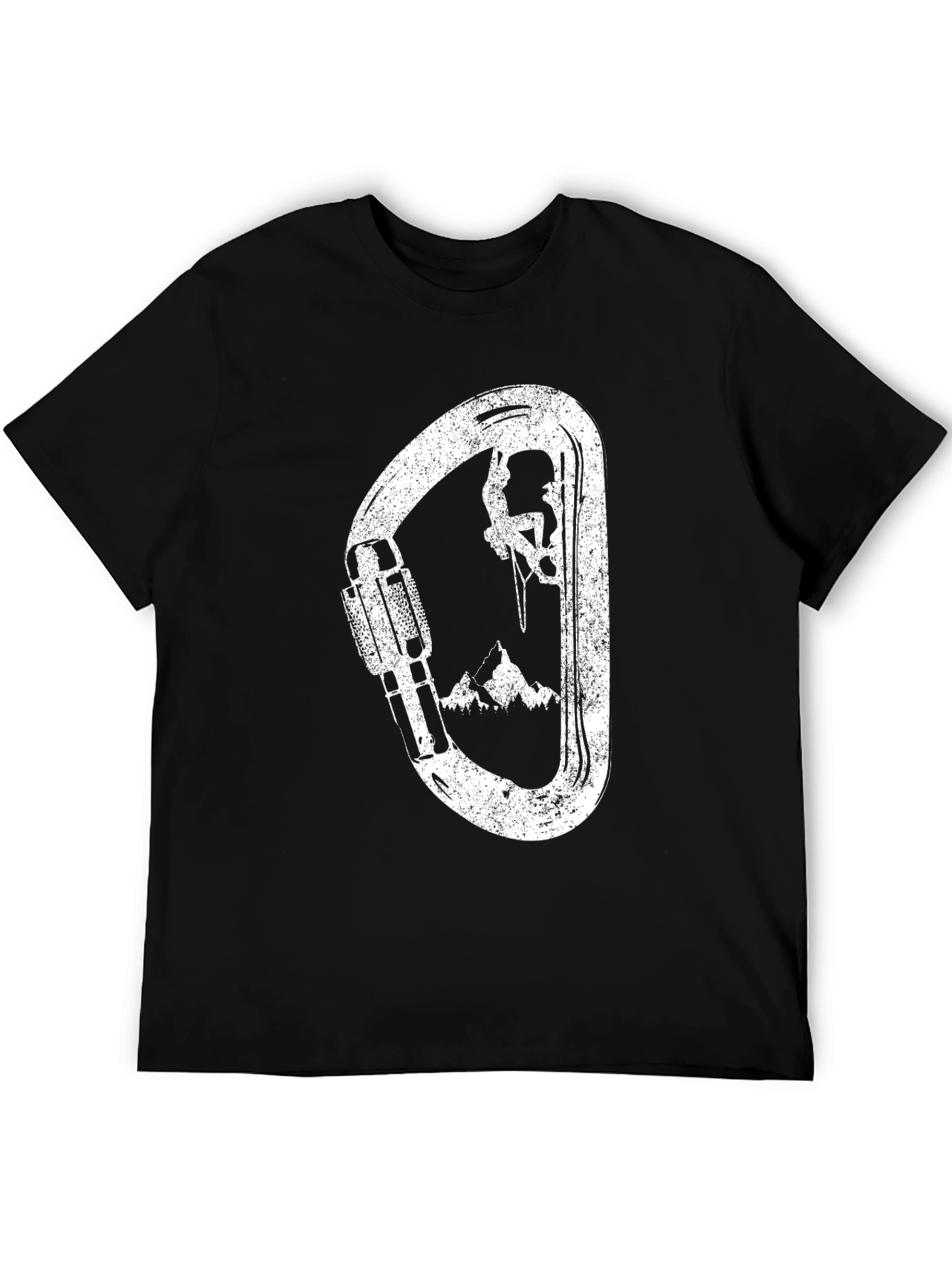 Climbing Carabiner Graphic Tee - Adventure Shirt