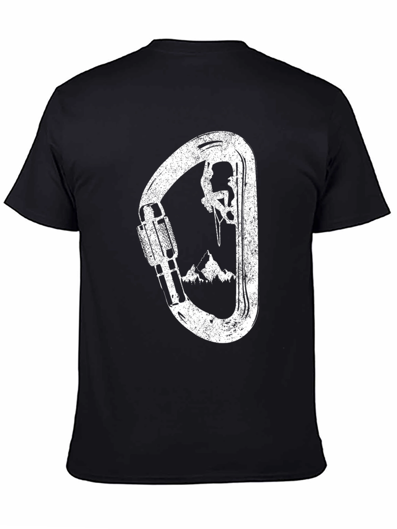 Climbing Carabiner Graphic Tee - Adventure Shirt