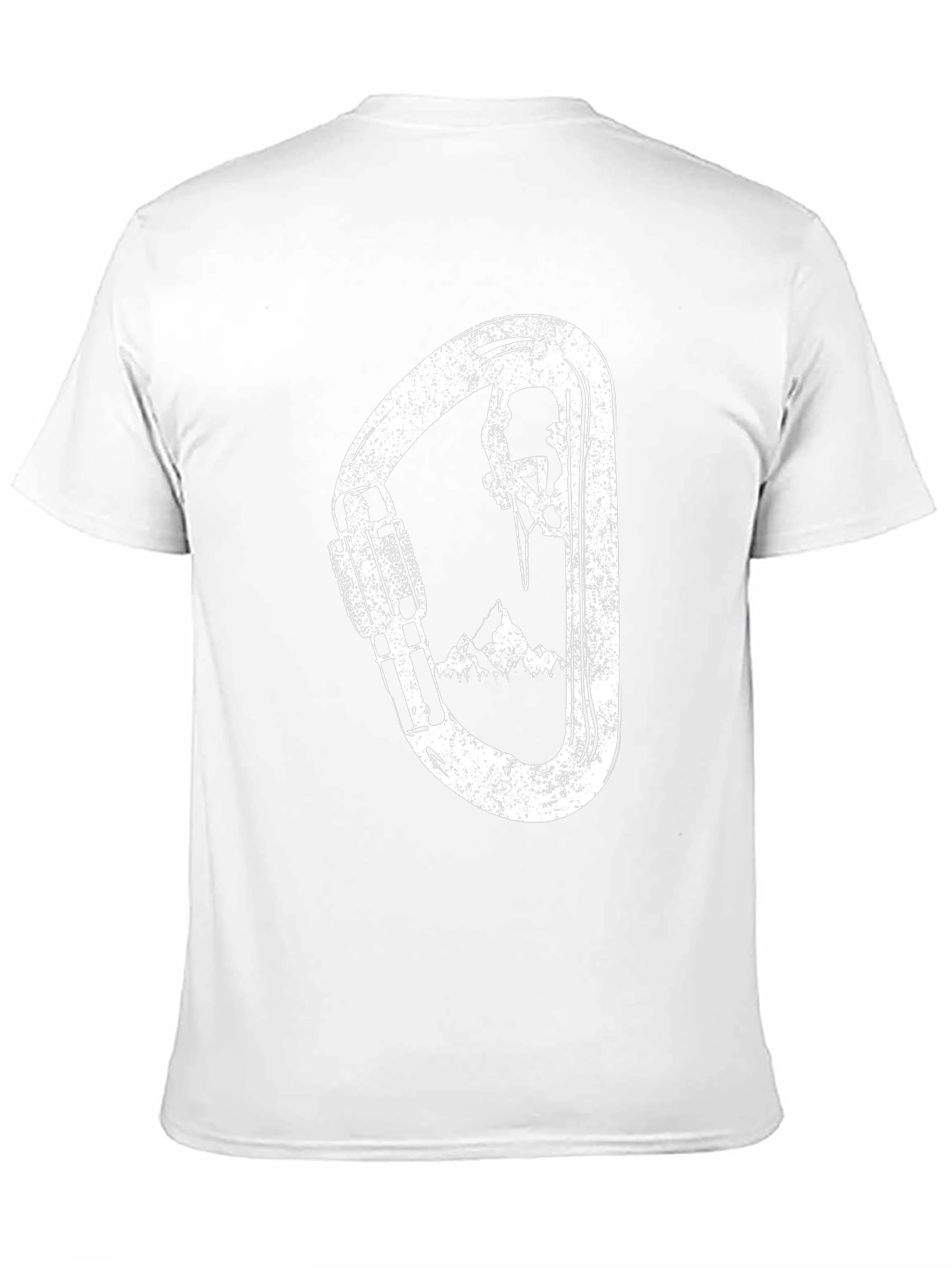 Climbing Carabiner Graphic Tee - Adventure Shirt