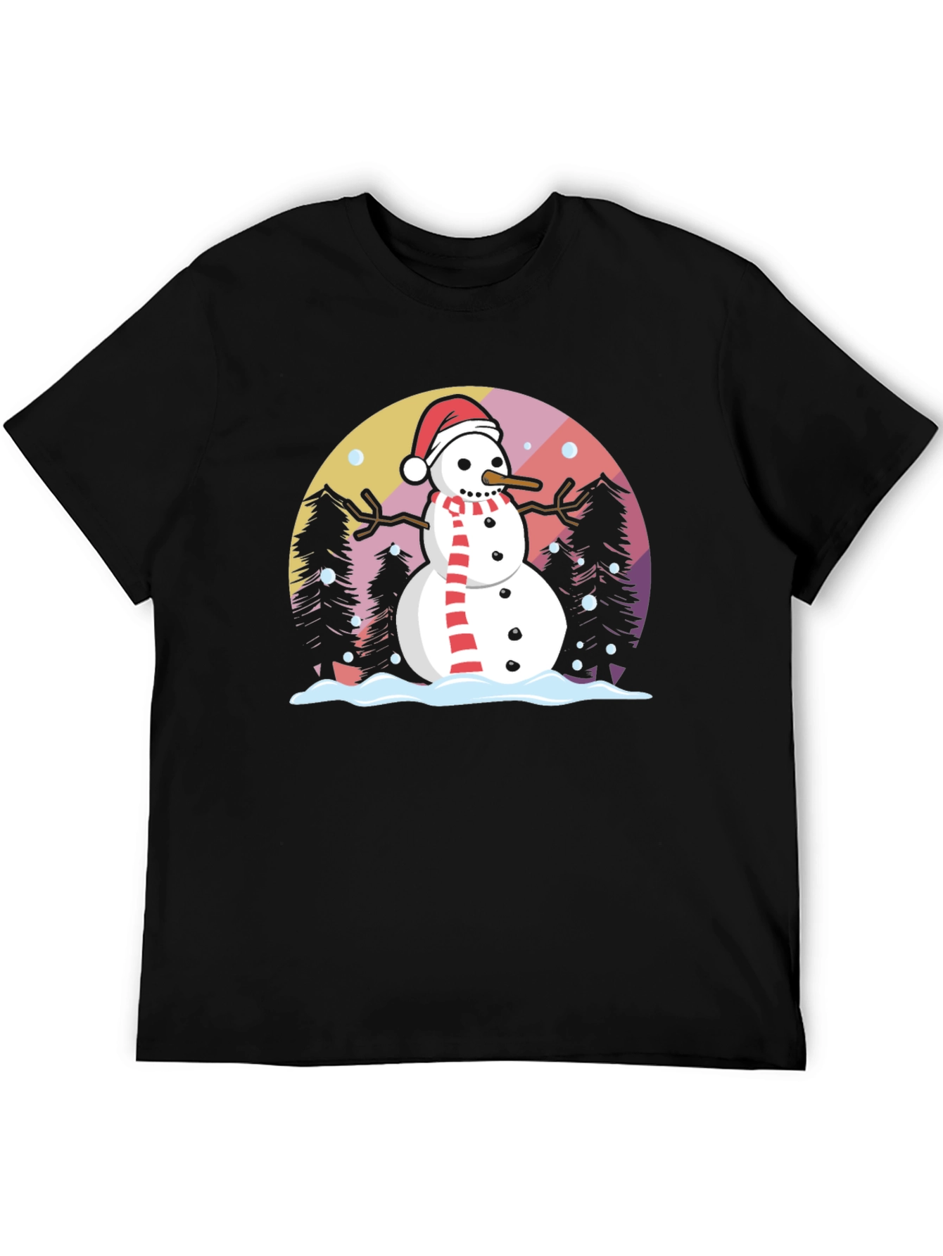 Festive Snowman Graphic Tee
