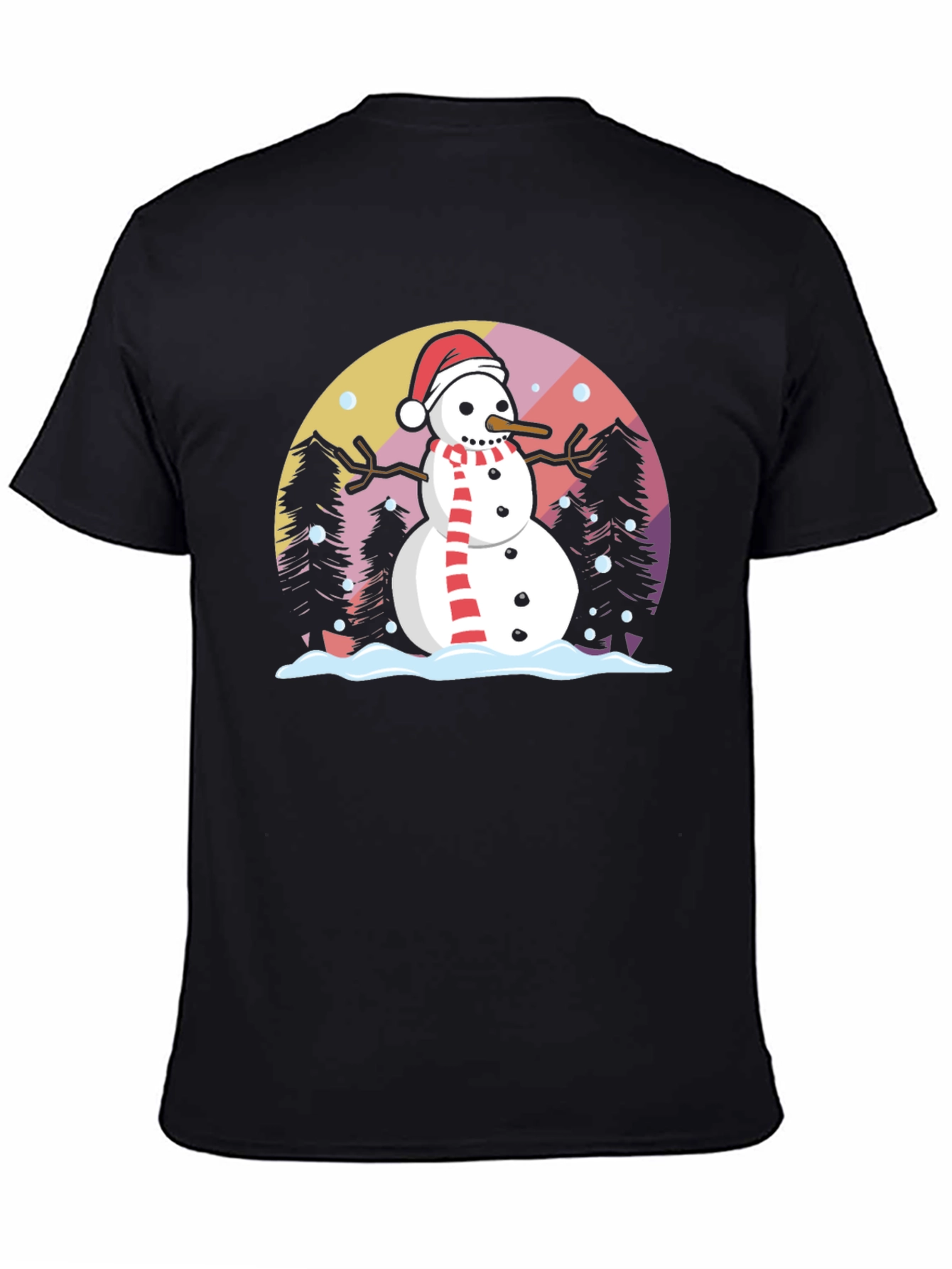 Festive Snowman Graphic Tee