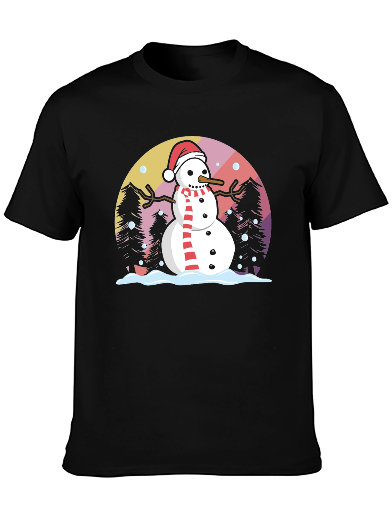 Festive Snowman Graphic Tee