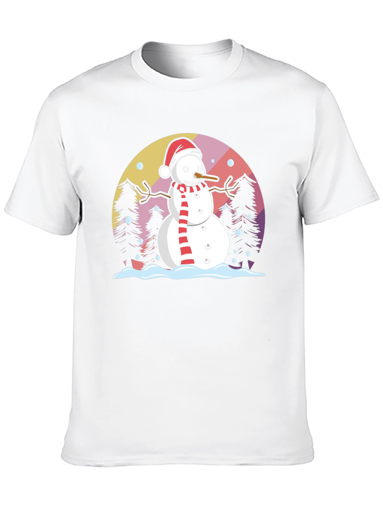 Festive Snowman Graphic Tee