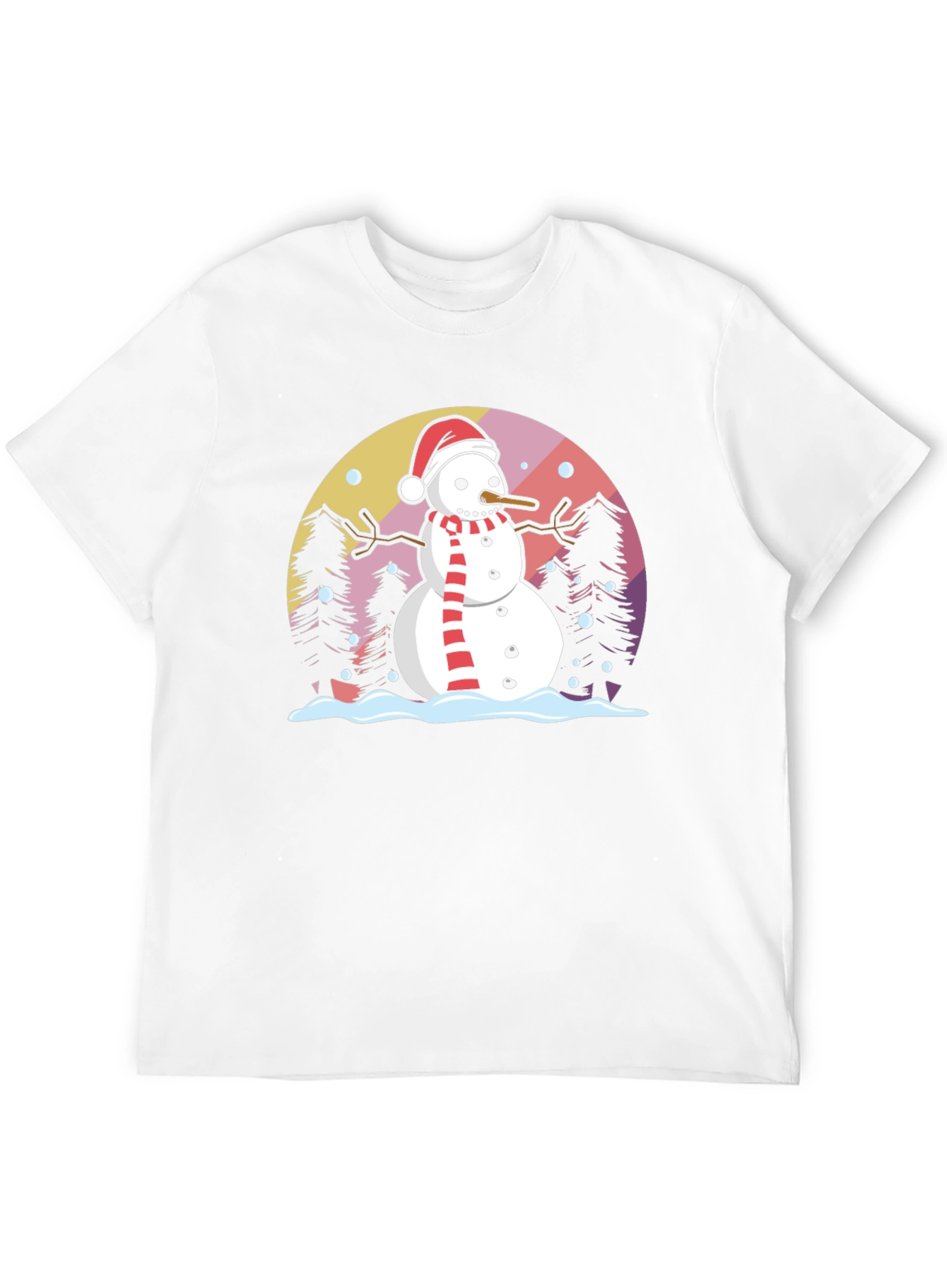 Festive Snowman Graphic Tee