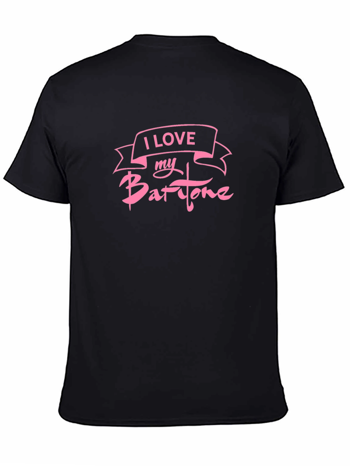 I Love My Baritone Black T-Shirt