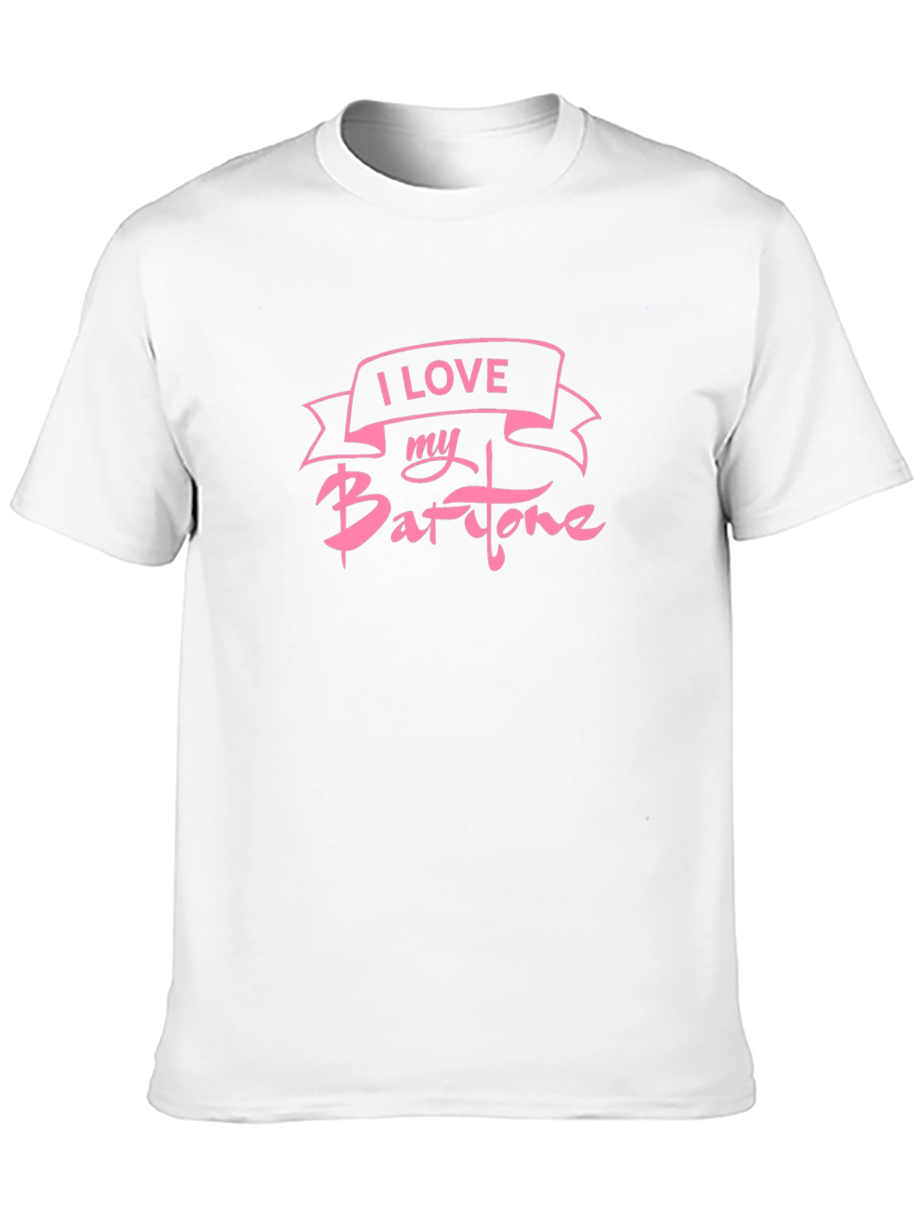 I Love My Baritone Black T-Shirt