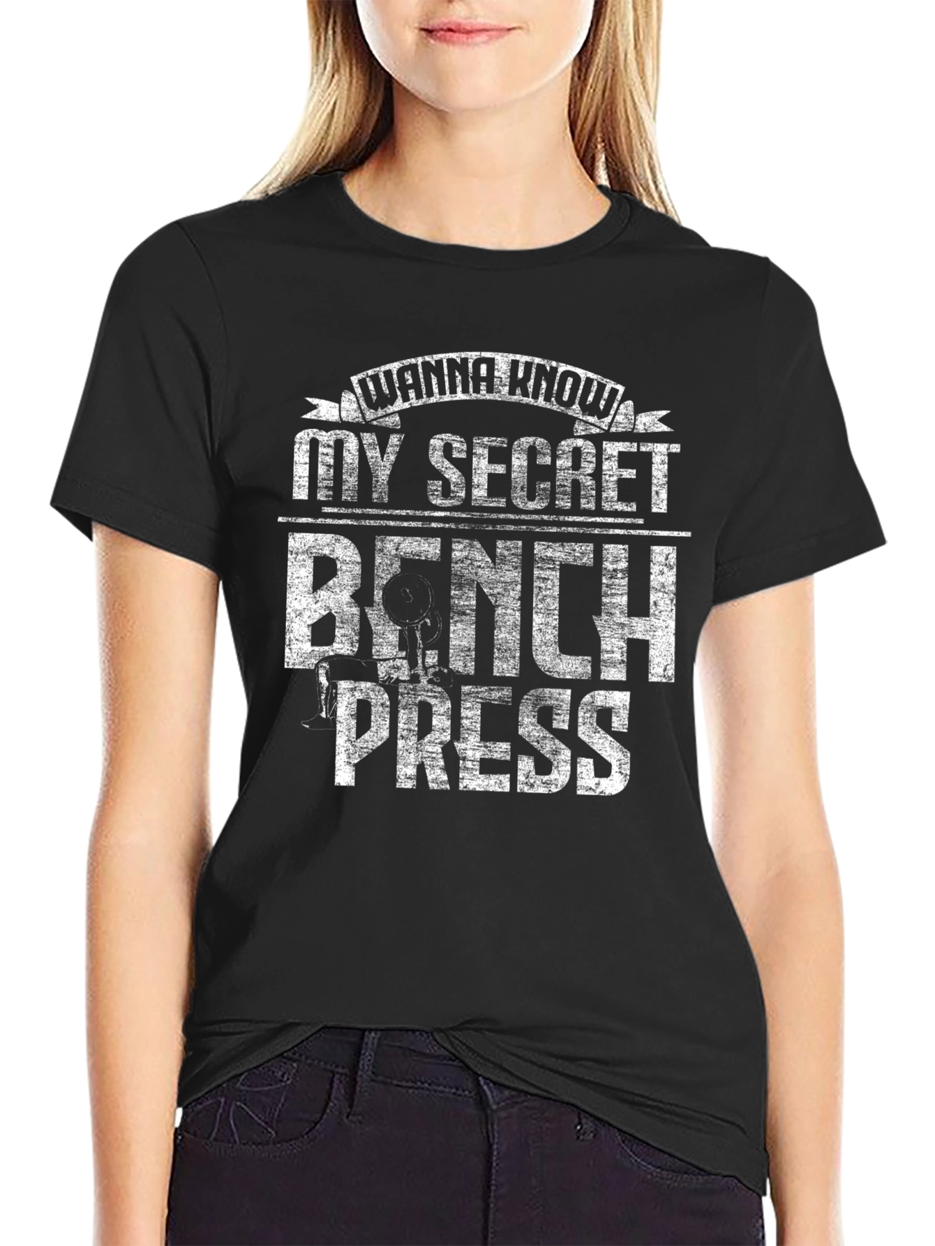 Wanna Know My Secret Bench Press T-Shirt