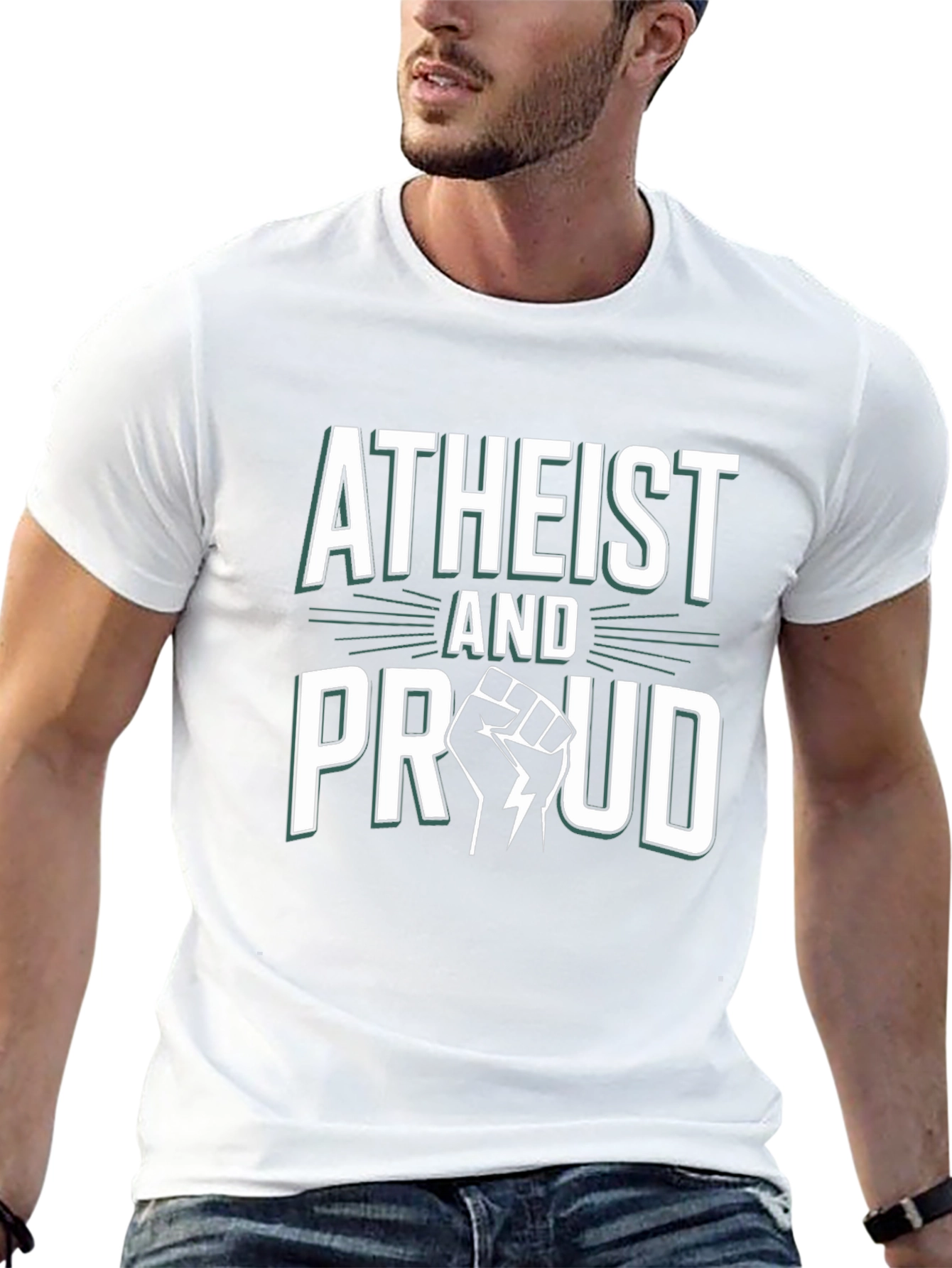 Atheist and Proud Graphic Tee