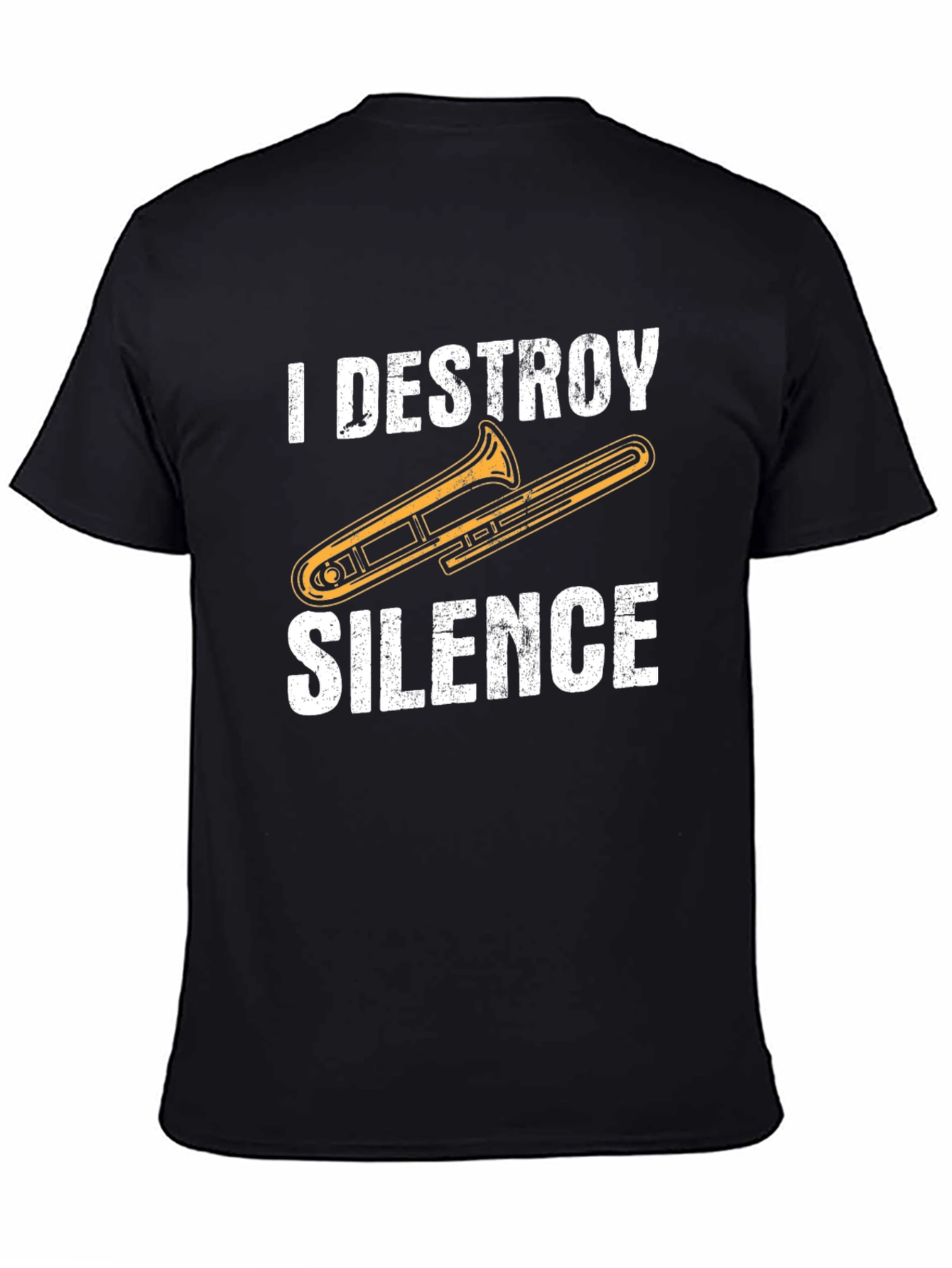 I Destroy Silence Trombone T-Shirt