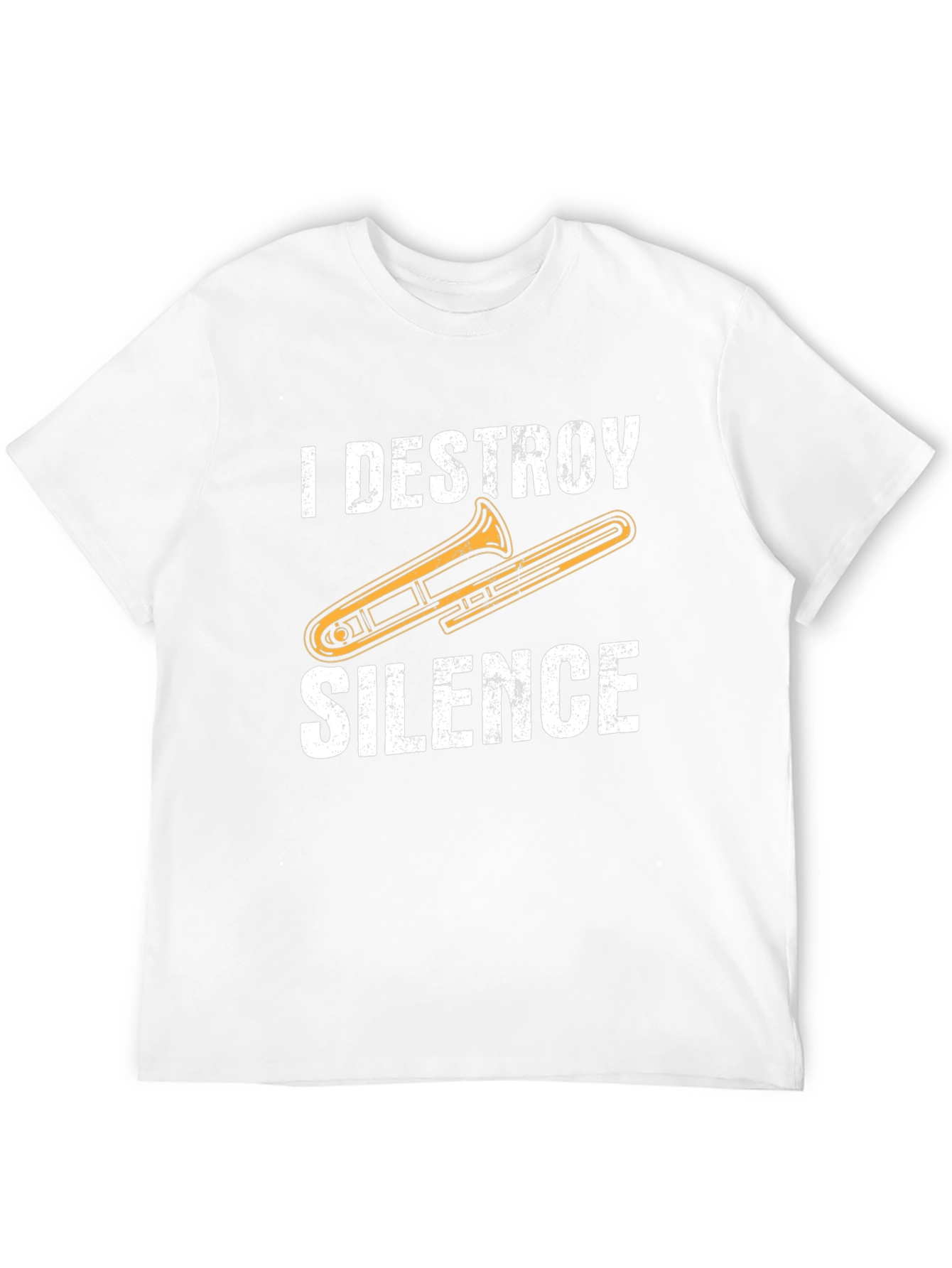 I Destroy Silence Trombone T-Shirt