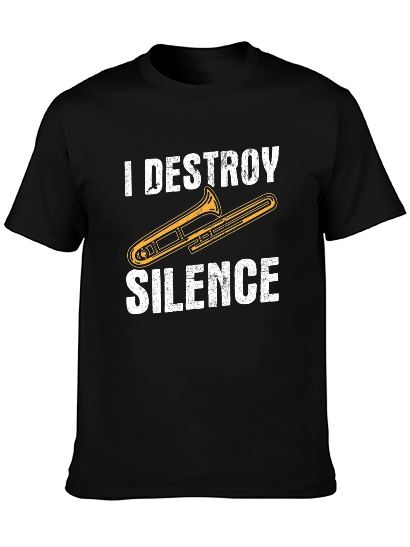 I Destroy Silence Trombone T-Shirt