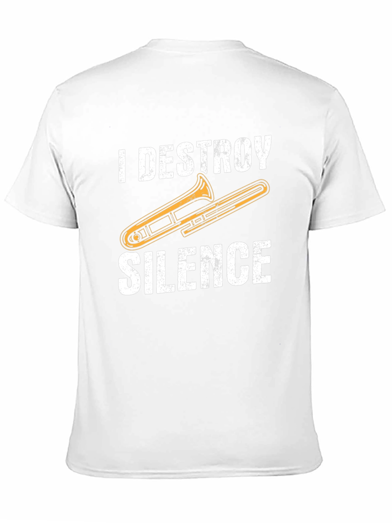 I Destroy Silence Trombone T-Shirt