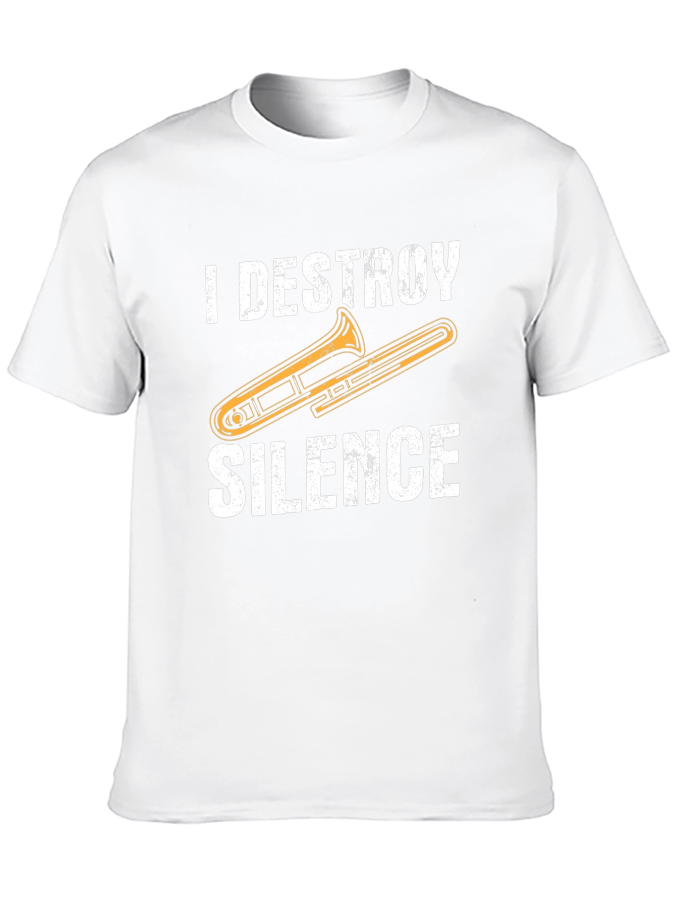 I Destroy Silence Trombone T-Shirt