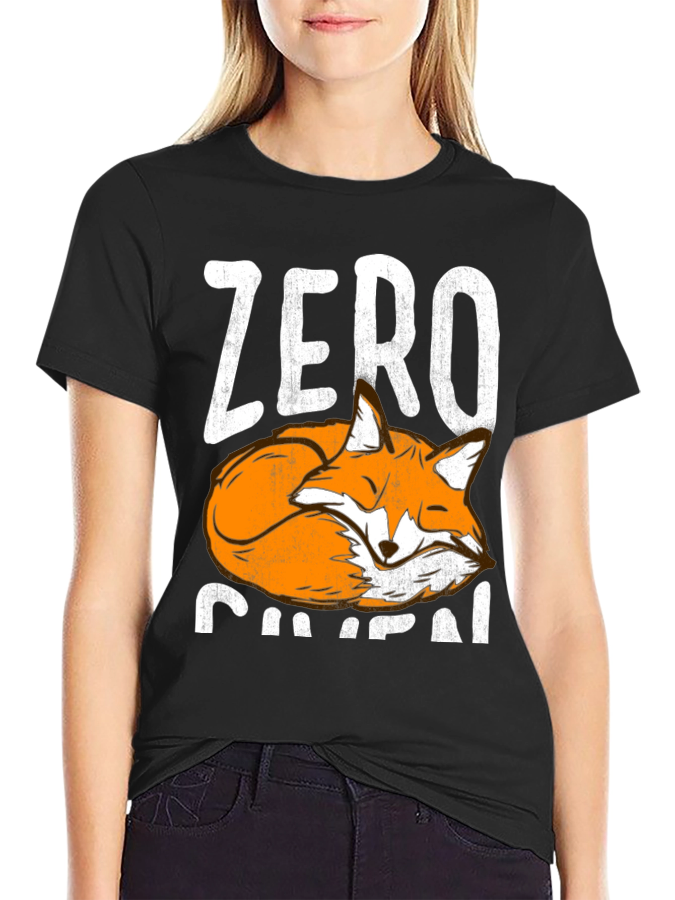 Zero Fox Given T-Shirt - Funny Animal Graphic Tee