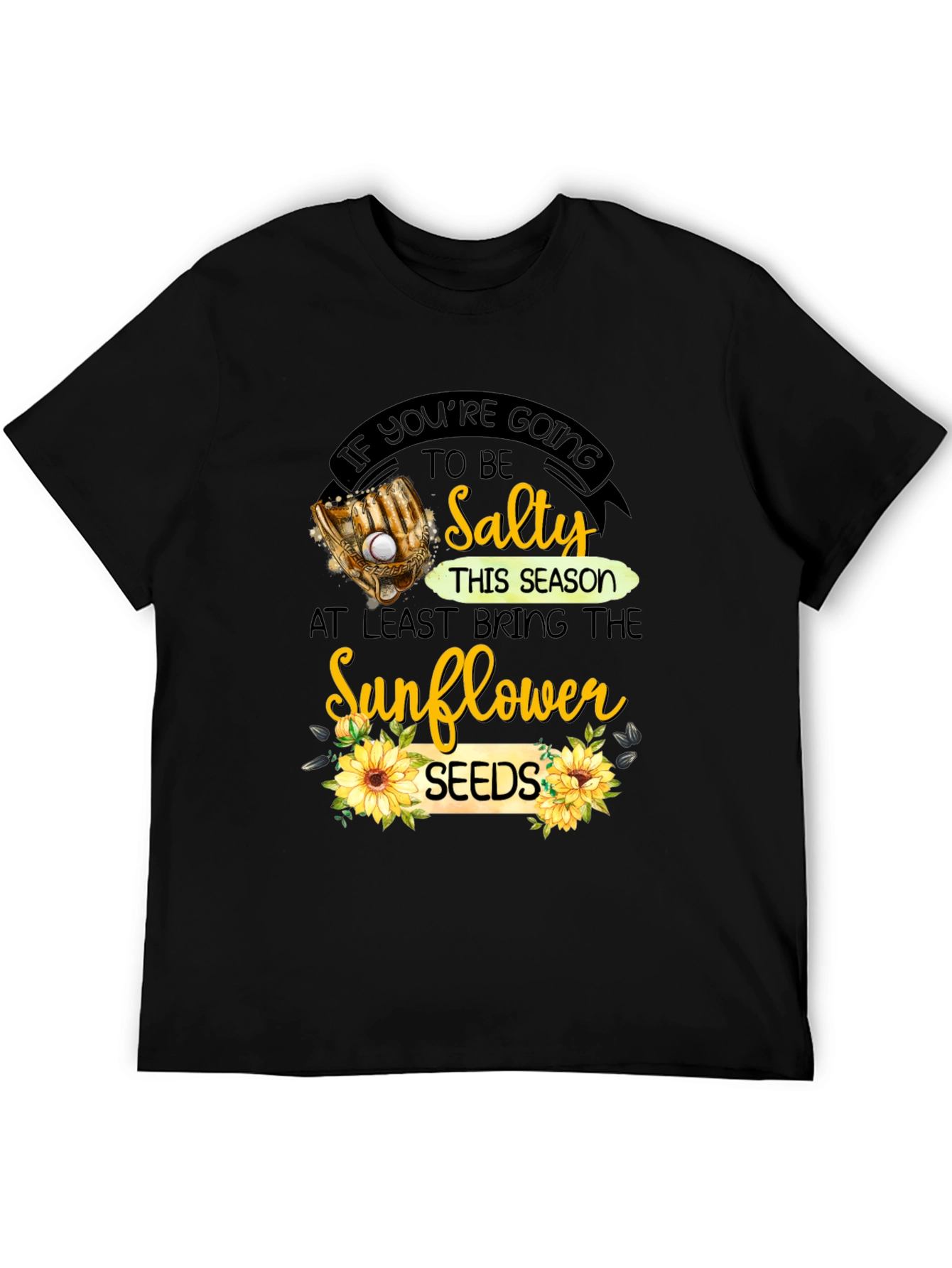 Salty Sunflower Seeds Graphic T-Shirt