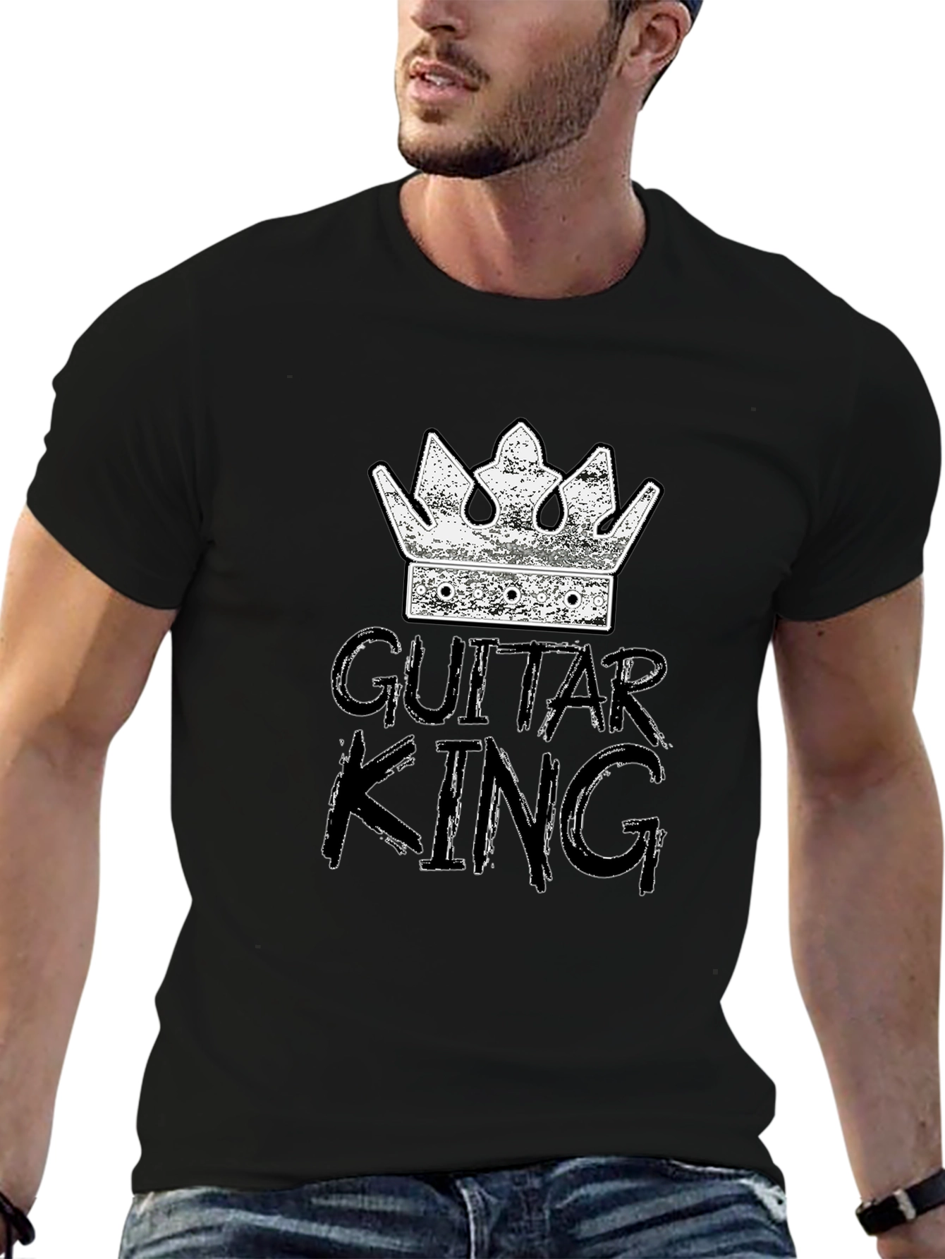 Guitar King T-Shirt - Music Lover Tee