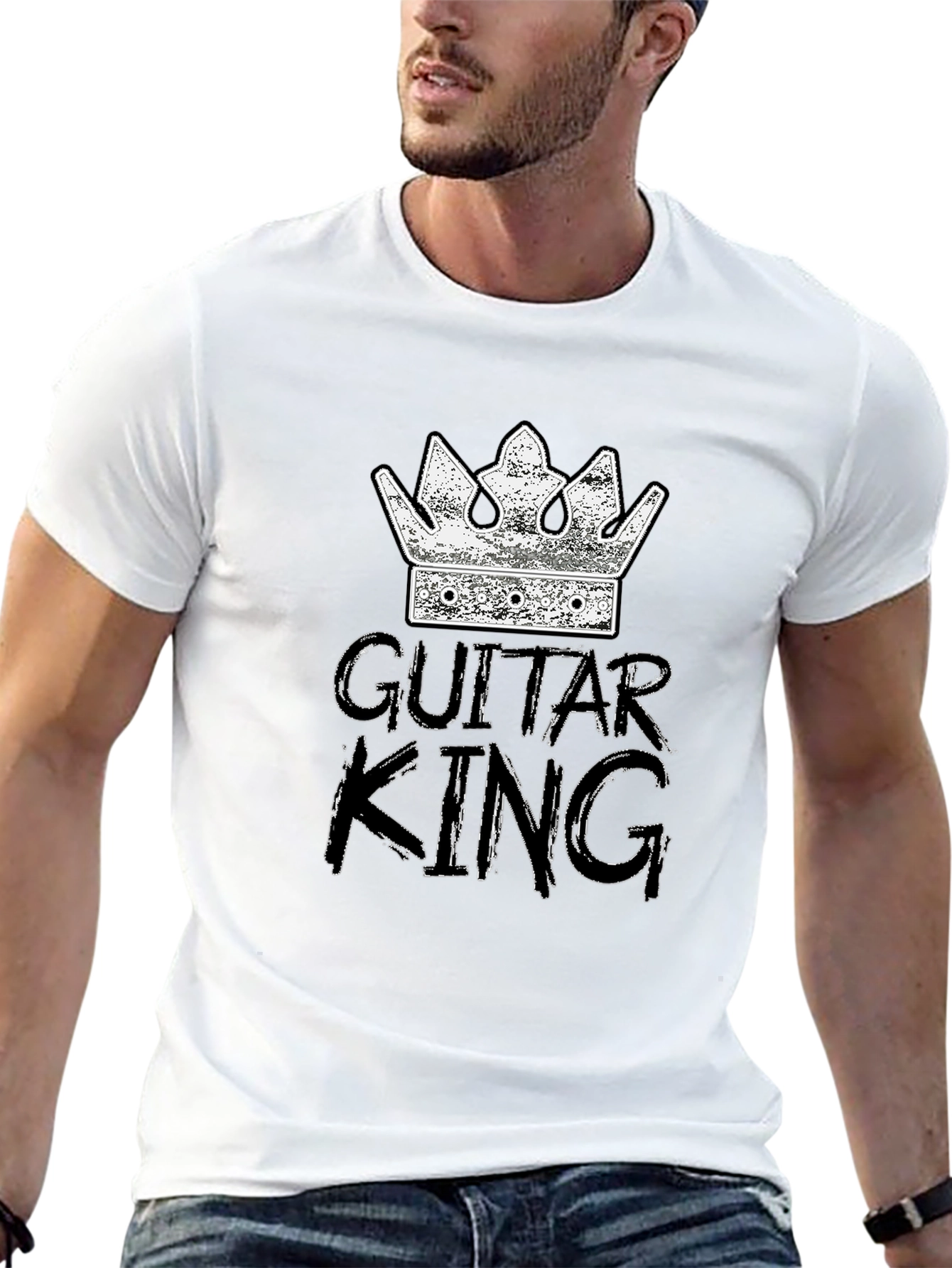 Guitar King T-Shirt - Music Lover Tee