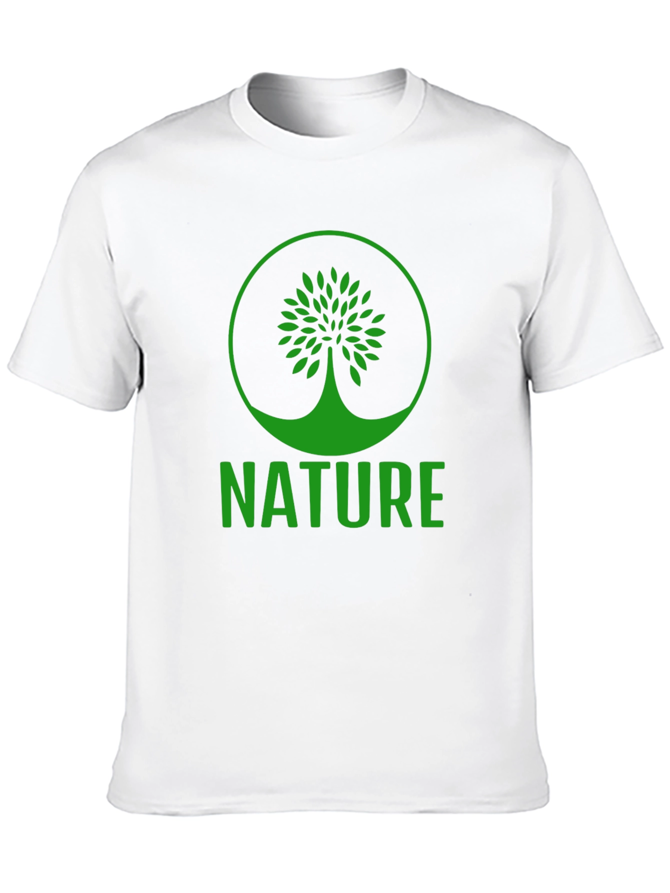 Nature Tree Graphic T-Shirt - Black Cotton Tee