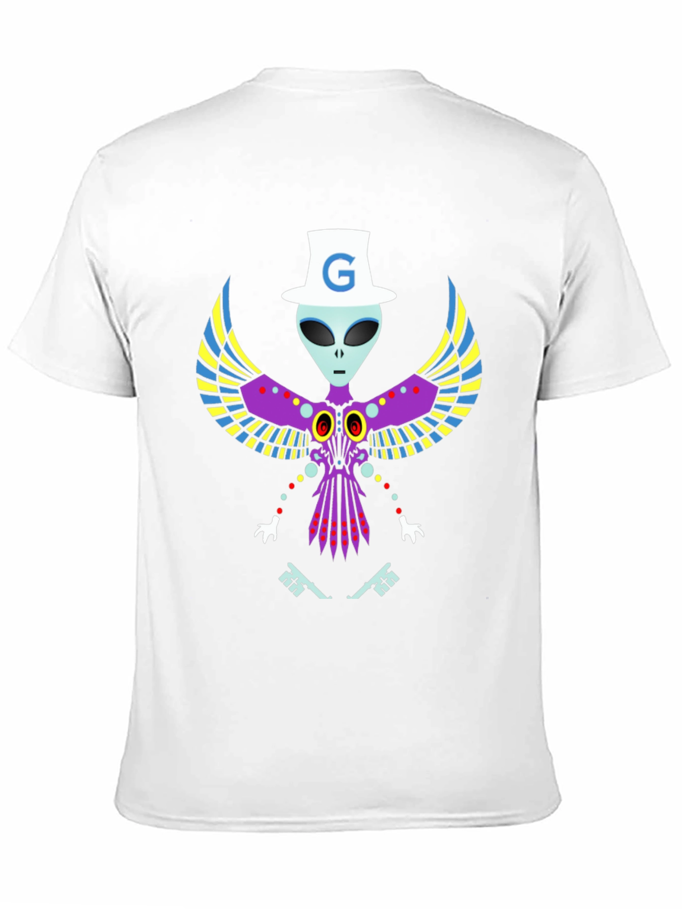 G Alien Graphic Tee - Soft Black Cotton T-Shirt