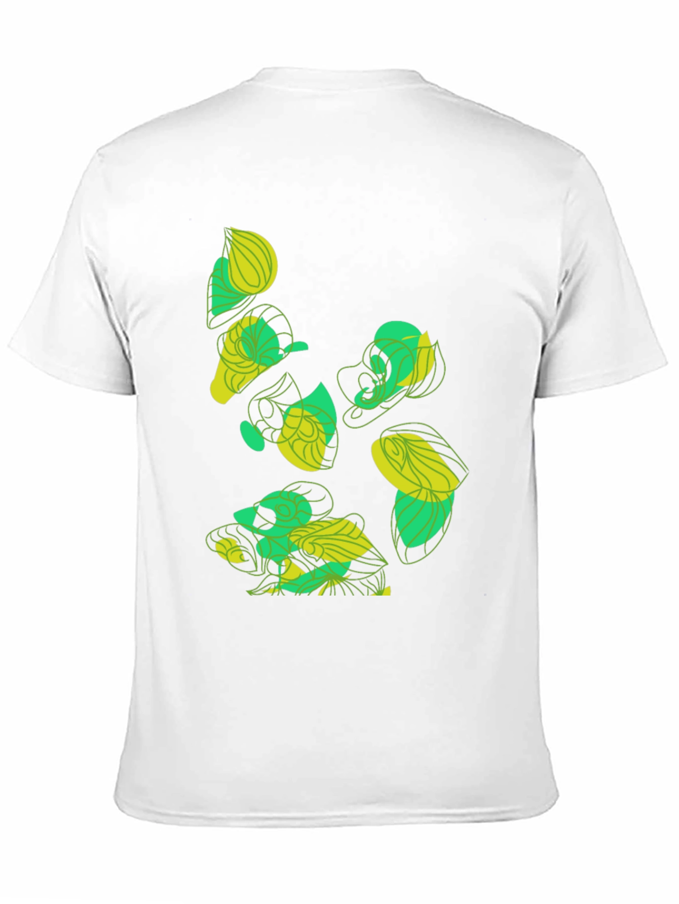 Abstract Organic Graphic Tee - Black Cotton