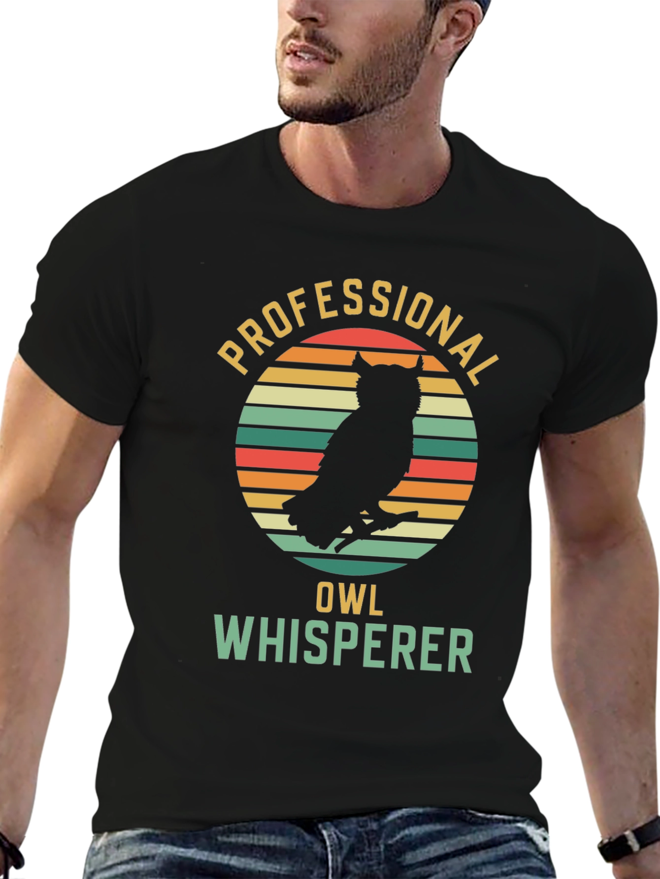 Professional Owl Whisperer Graphic T-Shirt