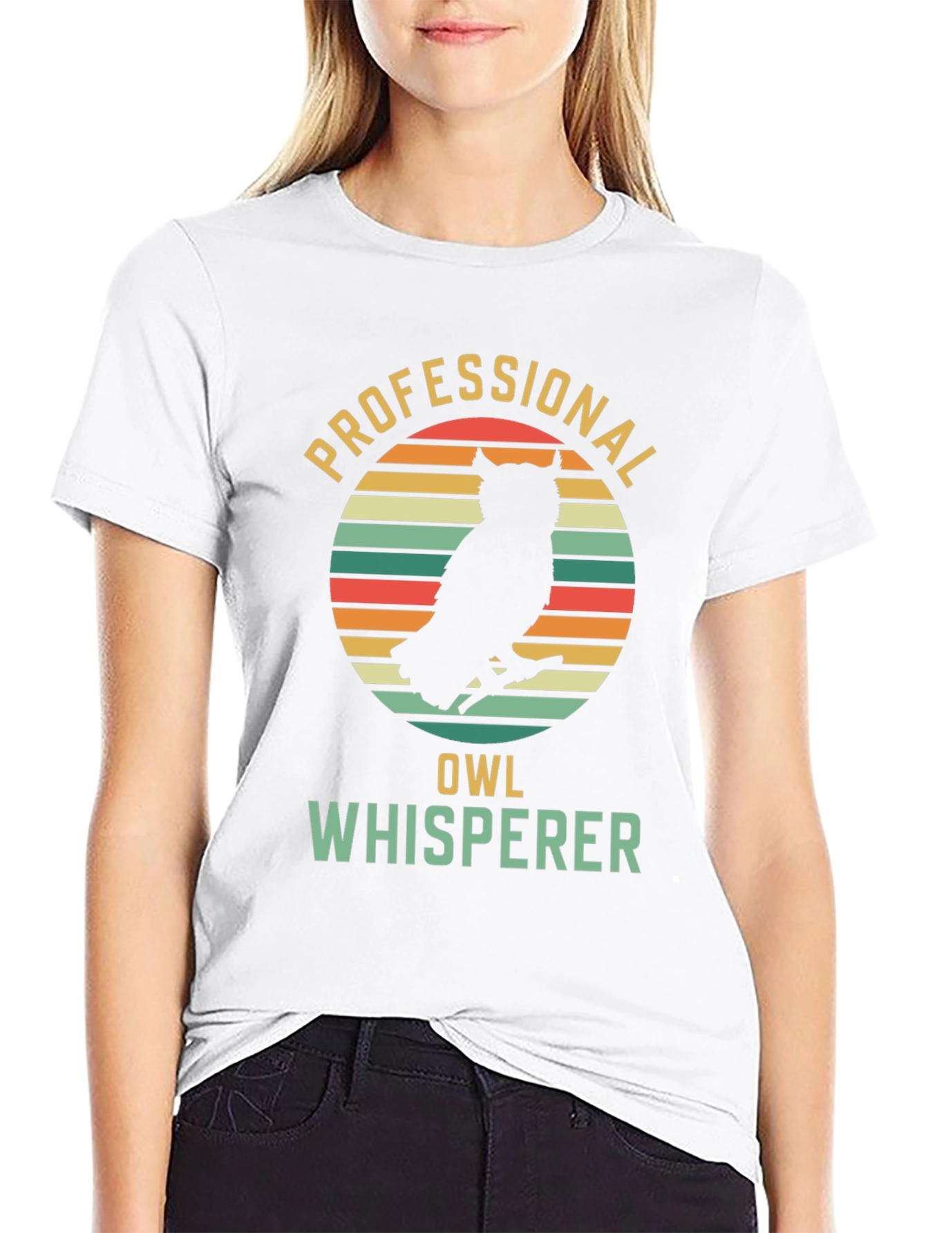 Professional Owl Whisperer Graphic T-Shirt