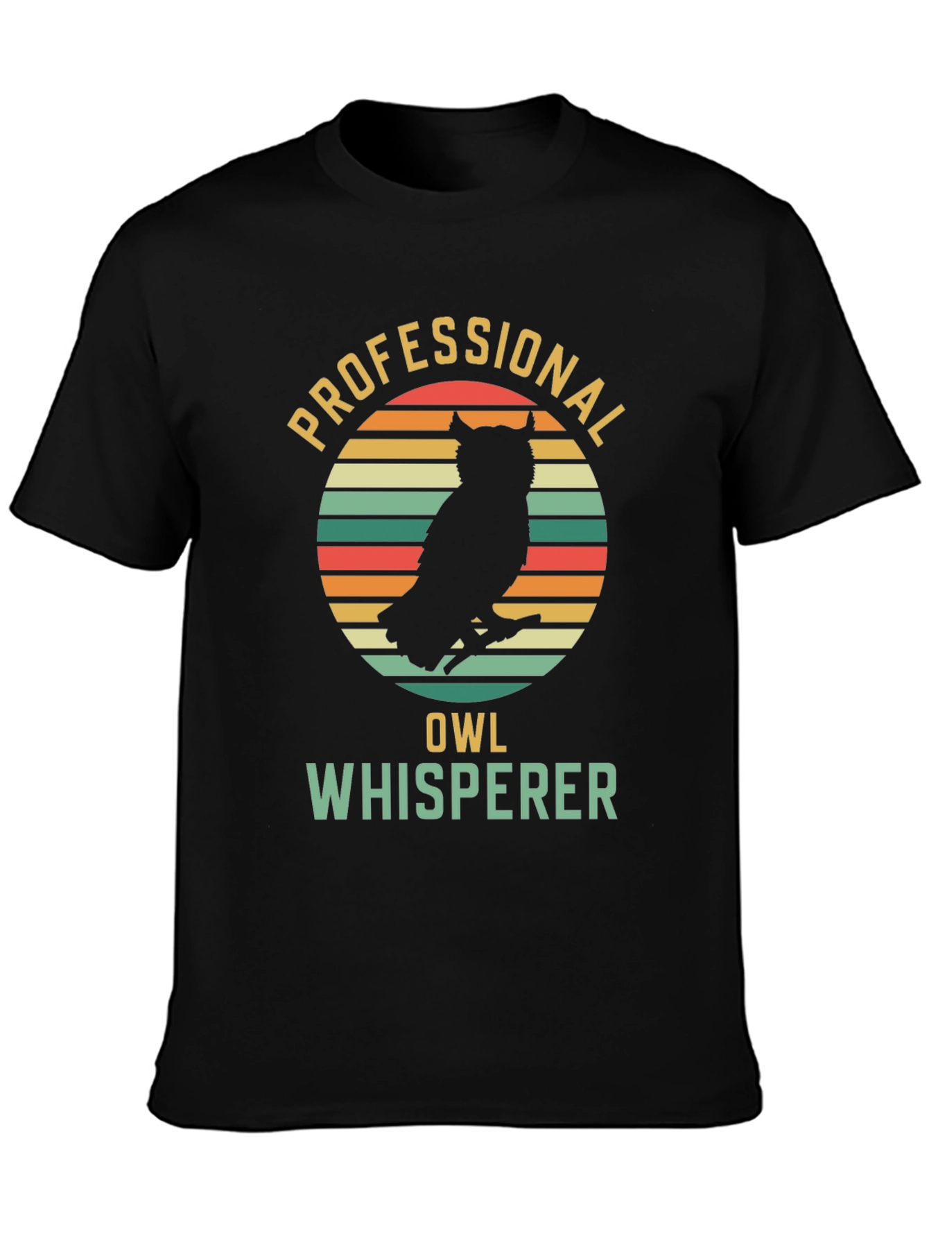 Professional Owl Whisperer Graphic T-Shirt