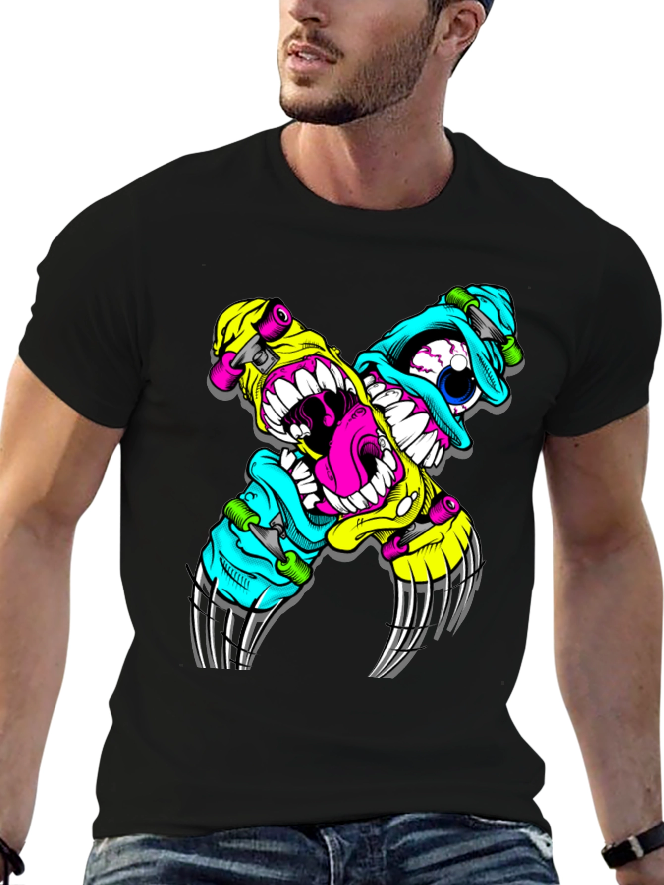 Skate Monster Graphic T-Shirt