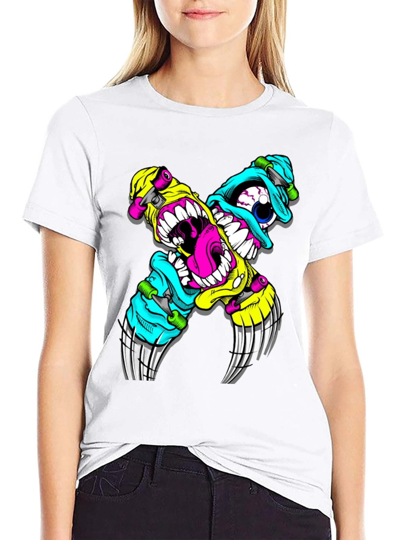 Skate Monster Graphic T-Shirt