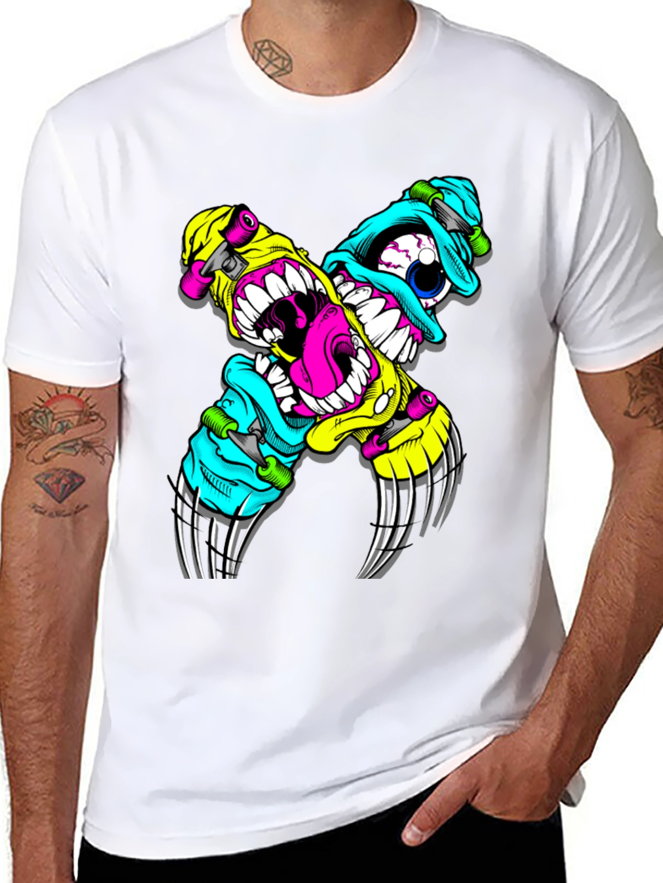 Skate Monster Graphic T-Shirt