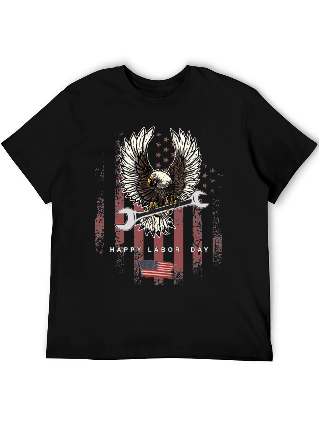 Labor Day Eagle Mechanic T-Shirt