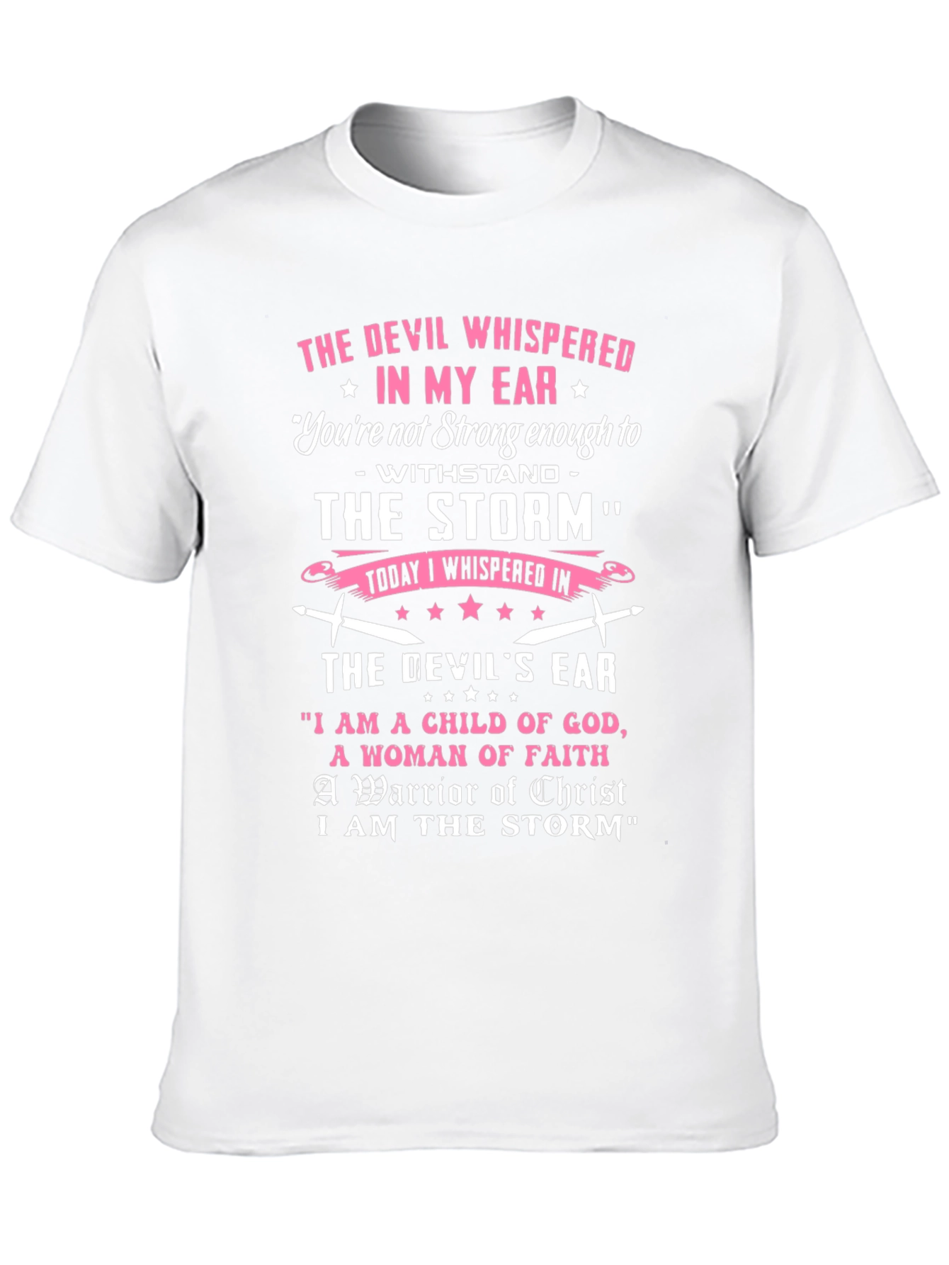 The Storm T-Shirt Christian Warrior Faith Tee