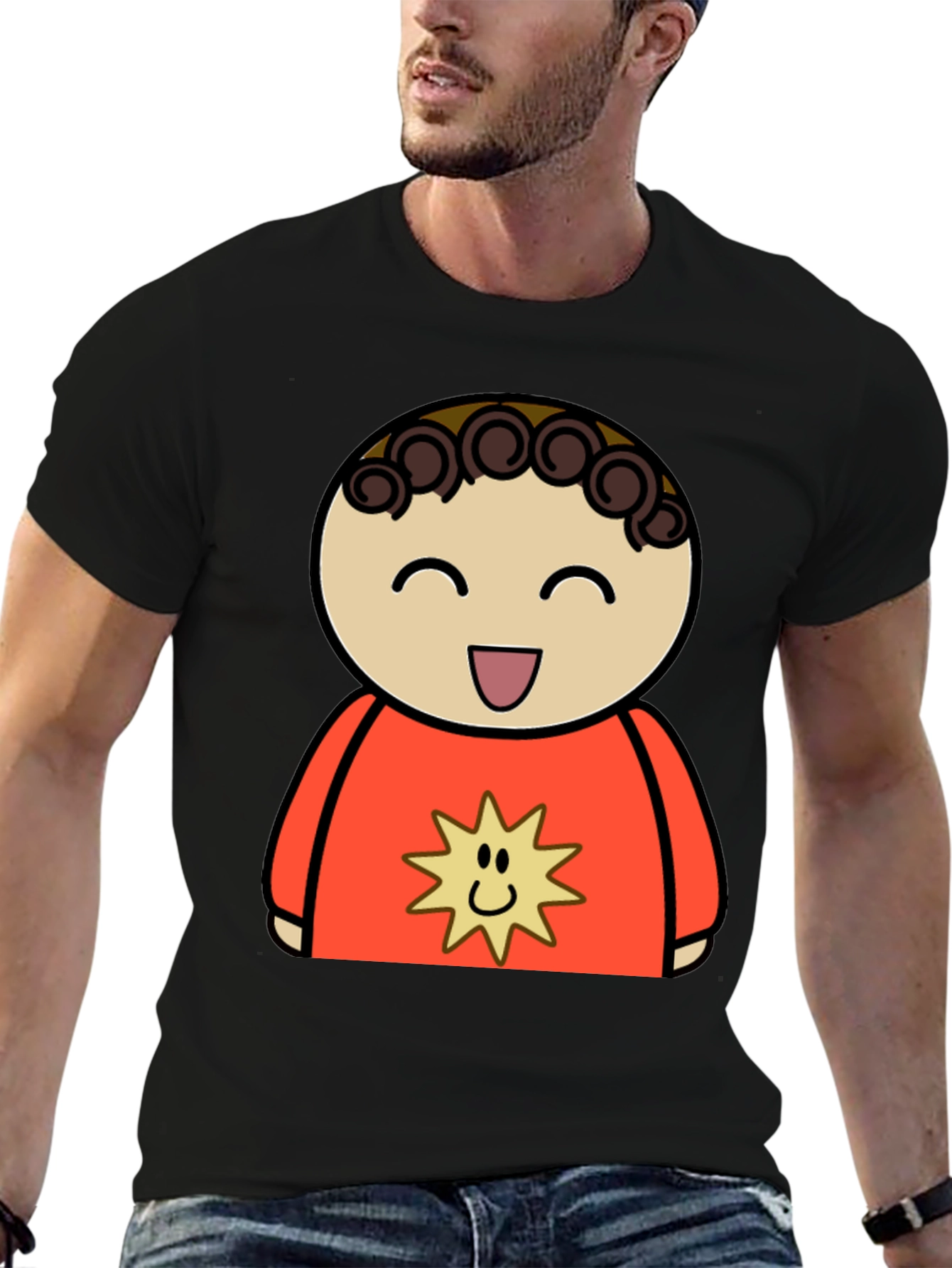 Cartoon Character Graphic T-Shirt