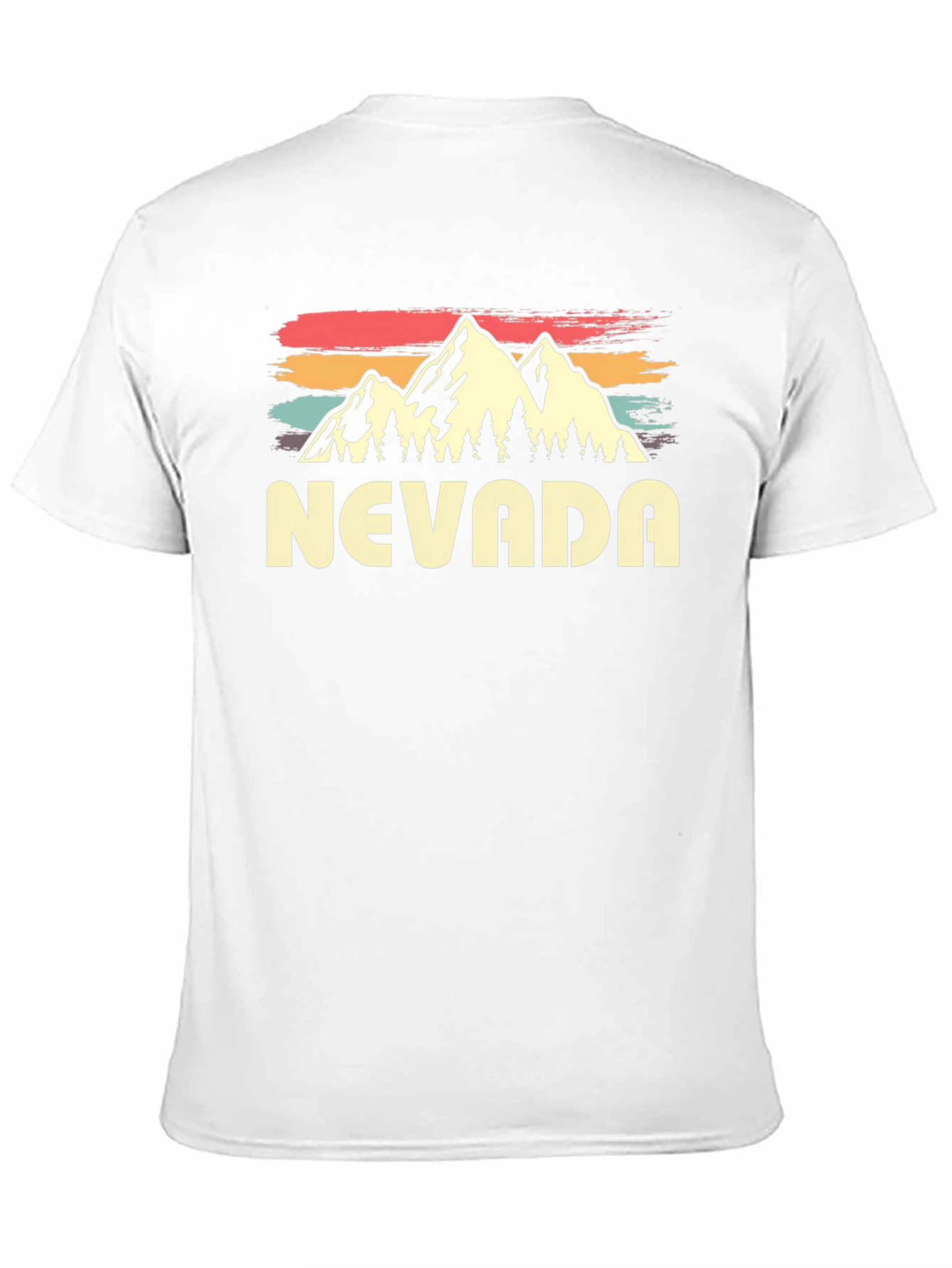 Nevada Retro Graphic Tee - Mountain Design