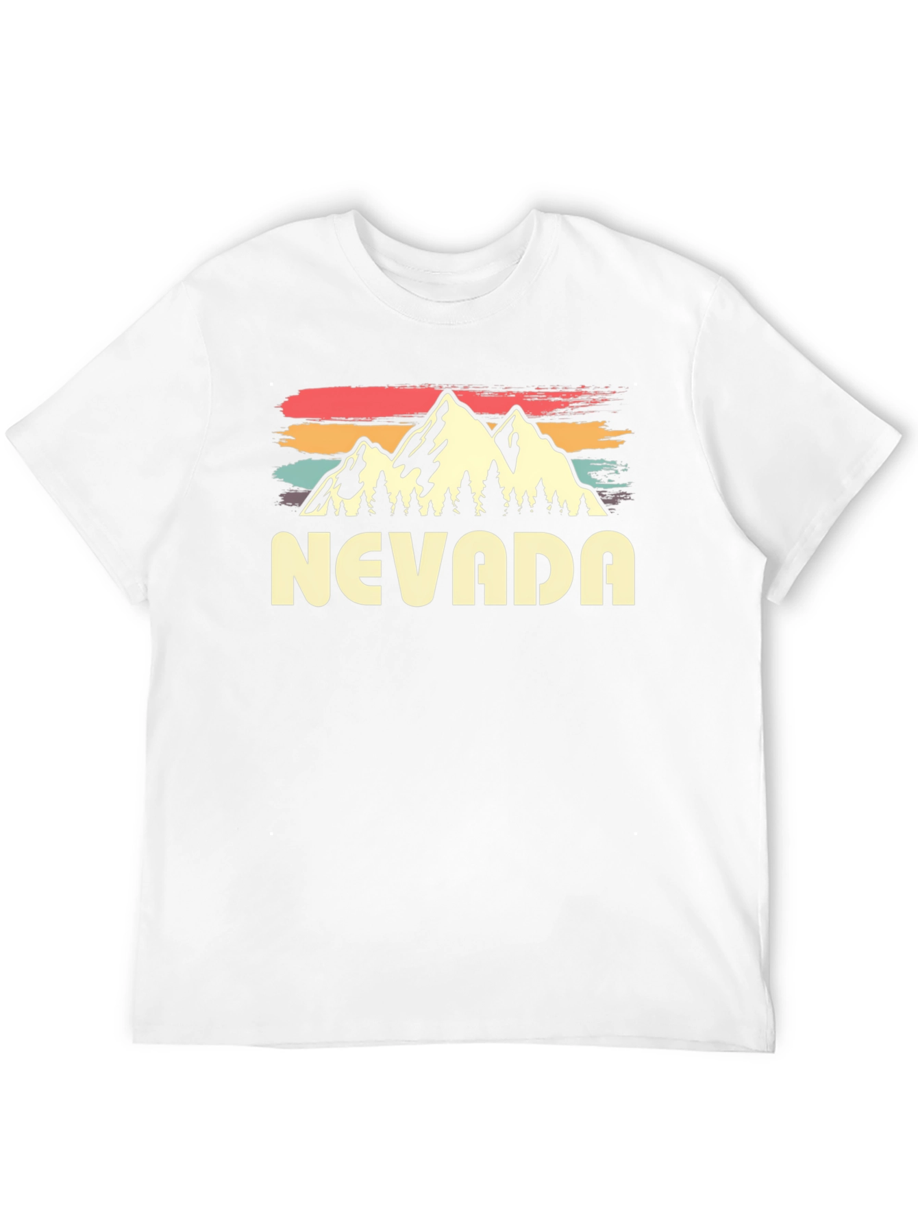 Nevada Retro Graphic Tee - Mountain Design