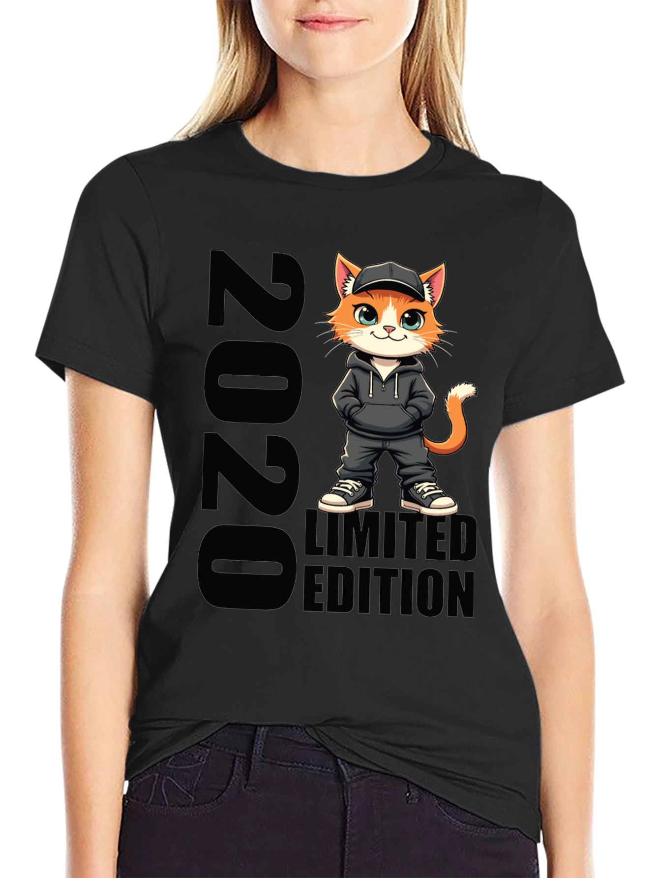 Limited Edition 2020 Cat Graphic T-Shirt