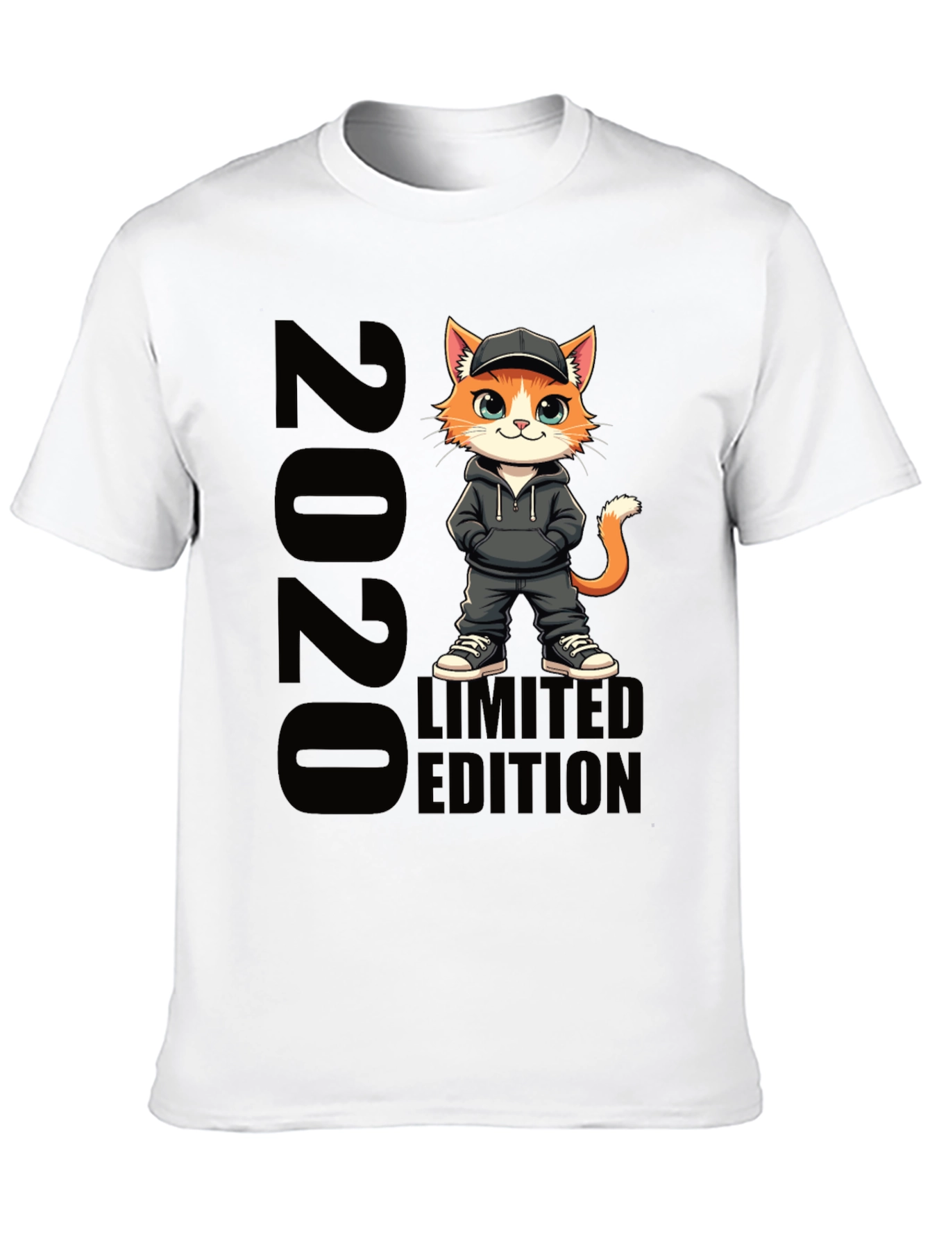 Limited Edition 2020 Cat Graphic T-Shirt