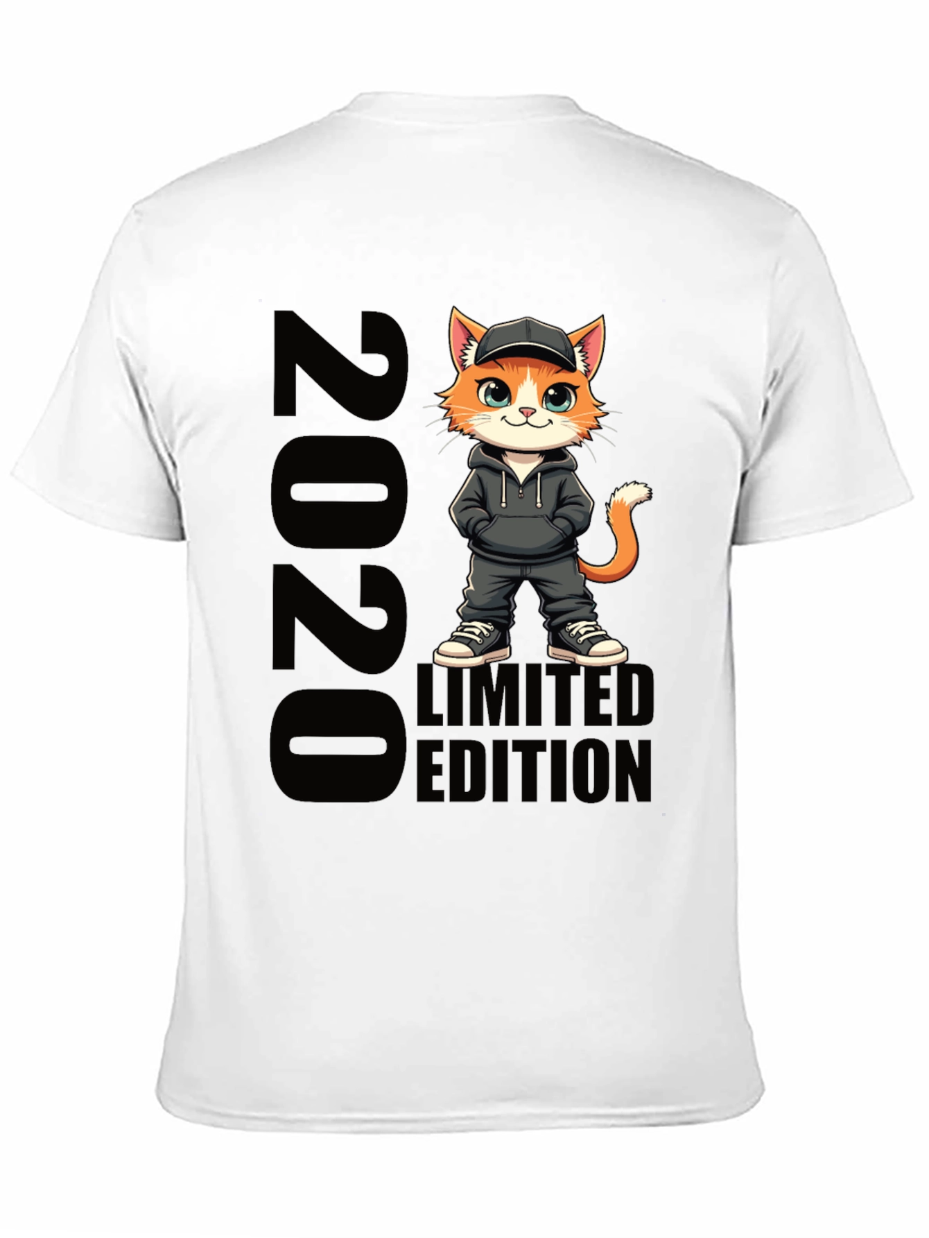 Limited Edition 2020 Cat Graphic T-Shirt