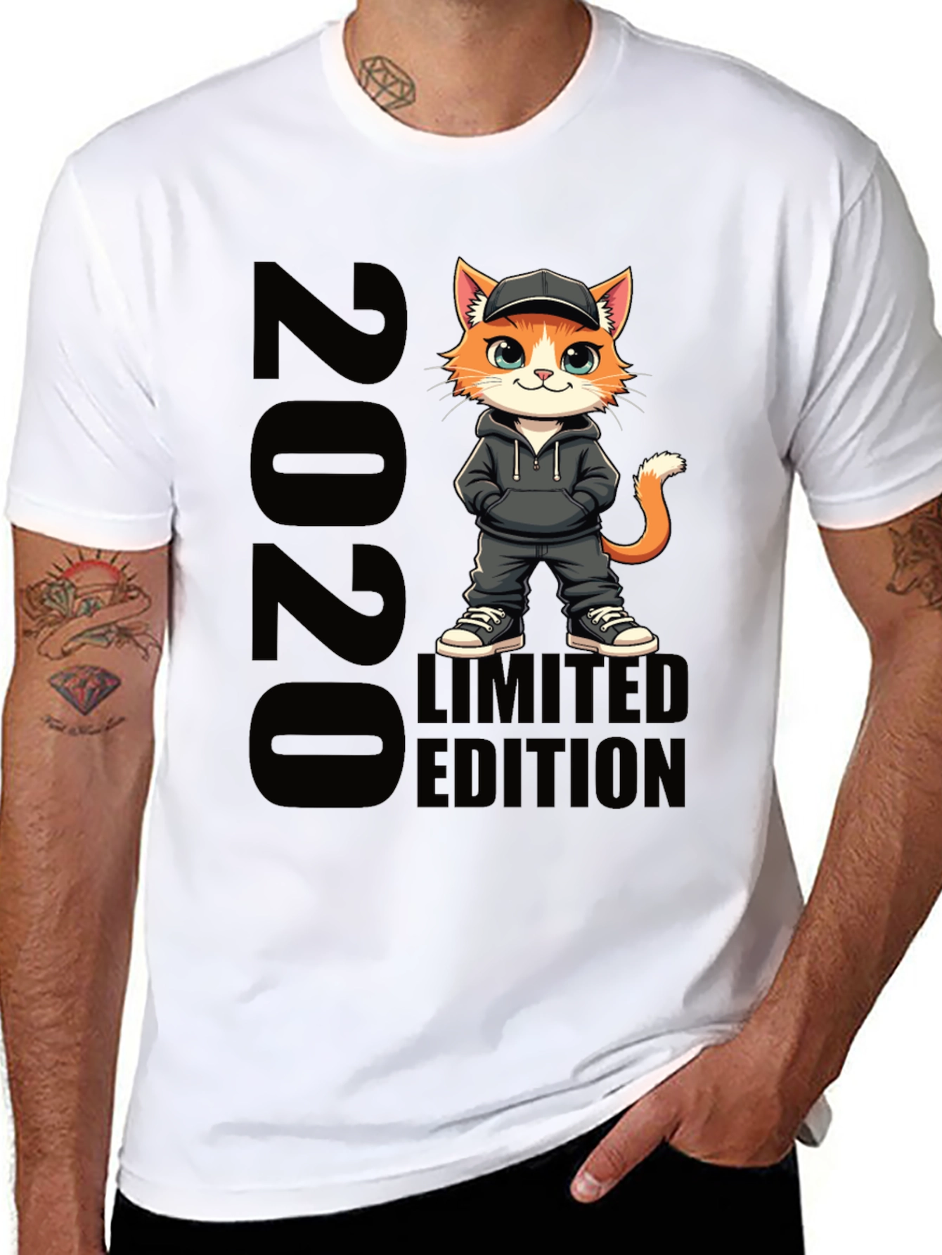 Limited Edition 2020 Cat Graphic T-Shirt