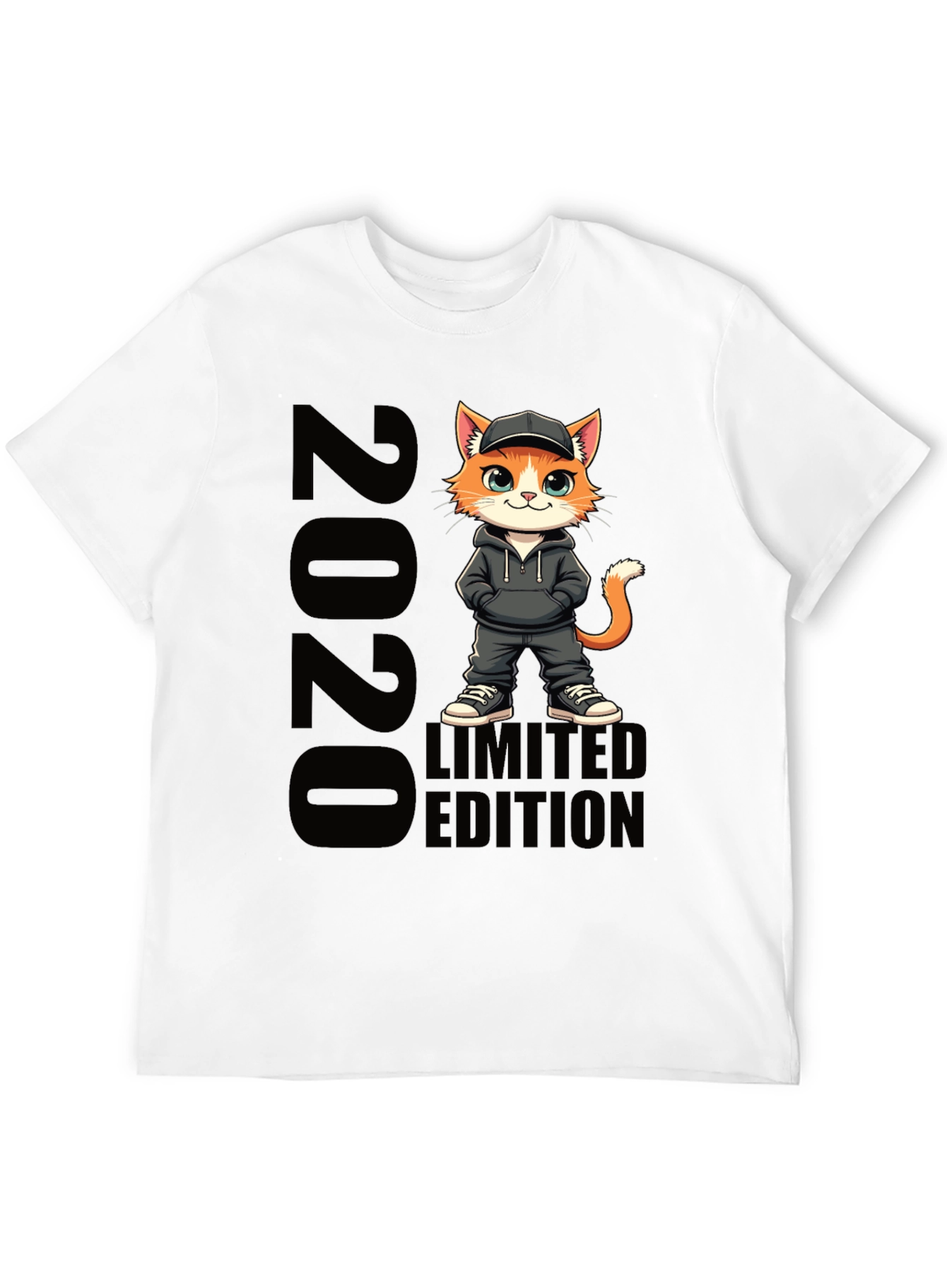 Limited Edition 2020 Cat Graphic T-Shirt