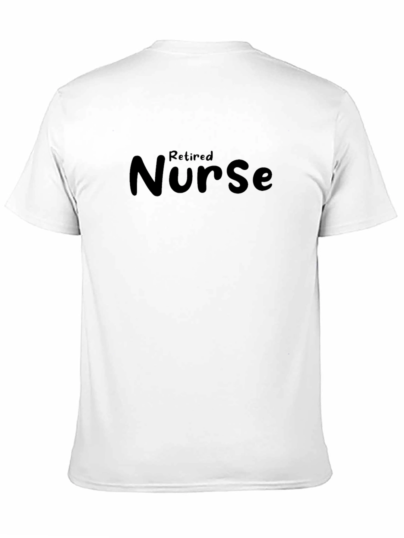 Retired Nurse Black T-Shirt