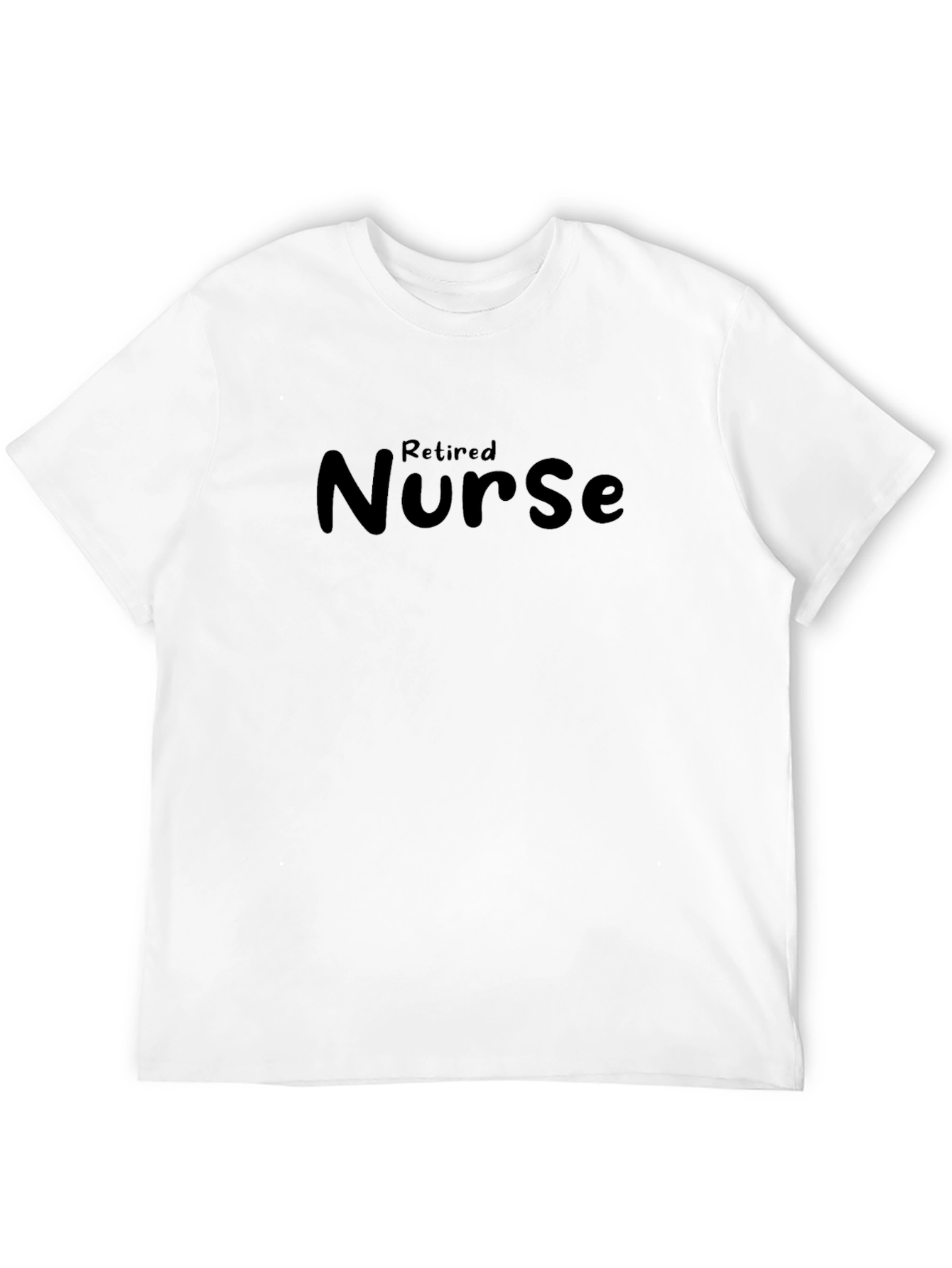 Retired Nurse Black T-Shirt