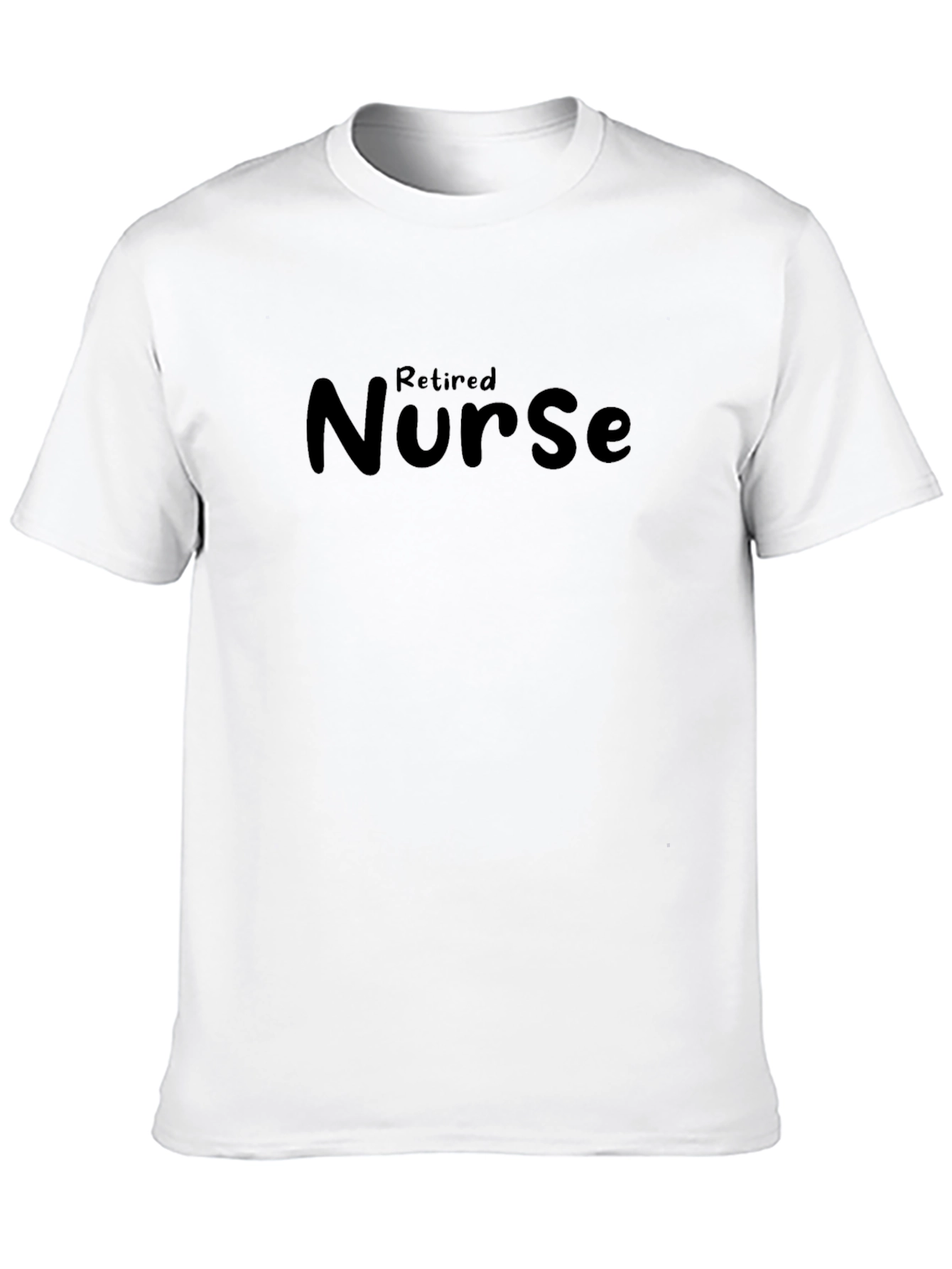 Retired Nurse Black T-Shirt
