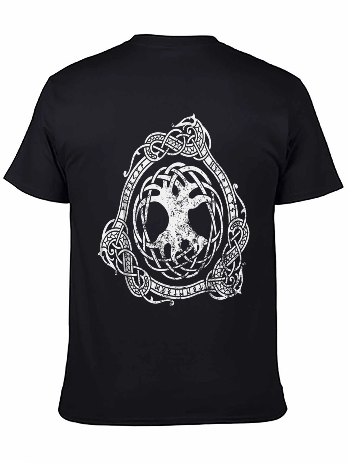 Viking Tree of Life Graphic Tee - Black