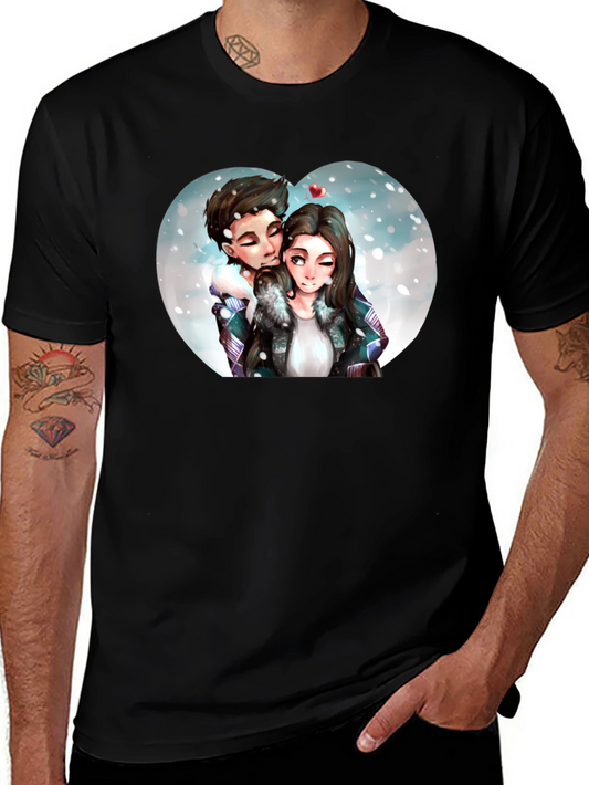 Couple Winter Heart T-Shirt