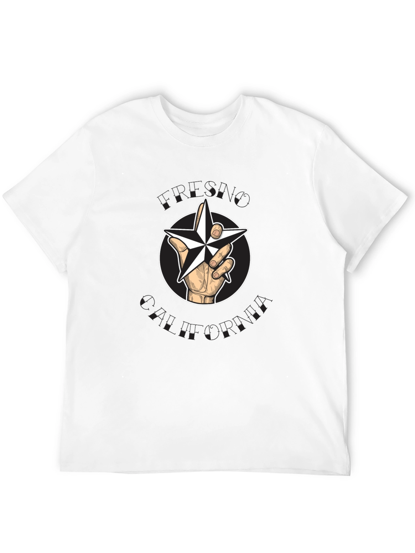 Star Hand Black T-Shirt