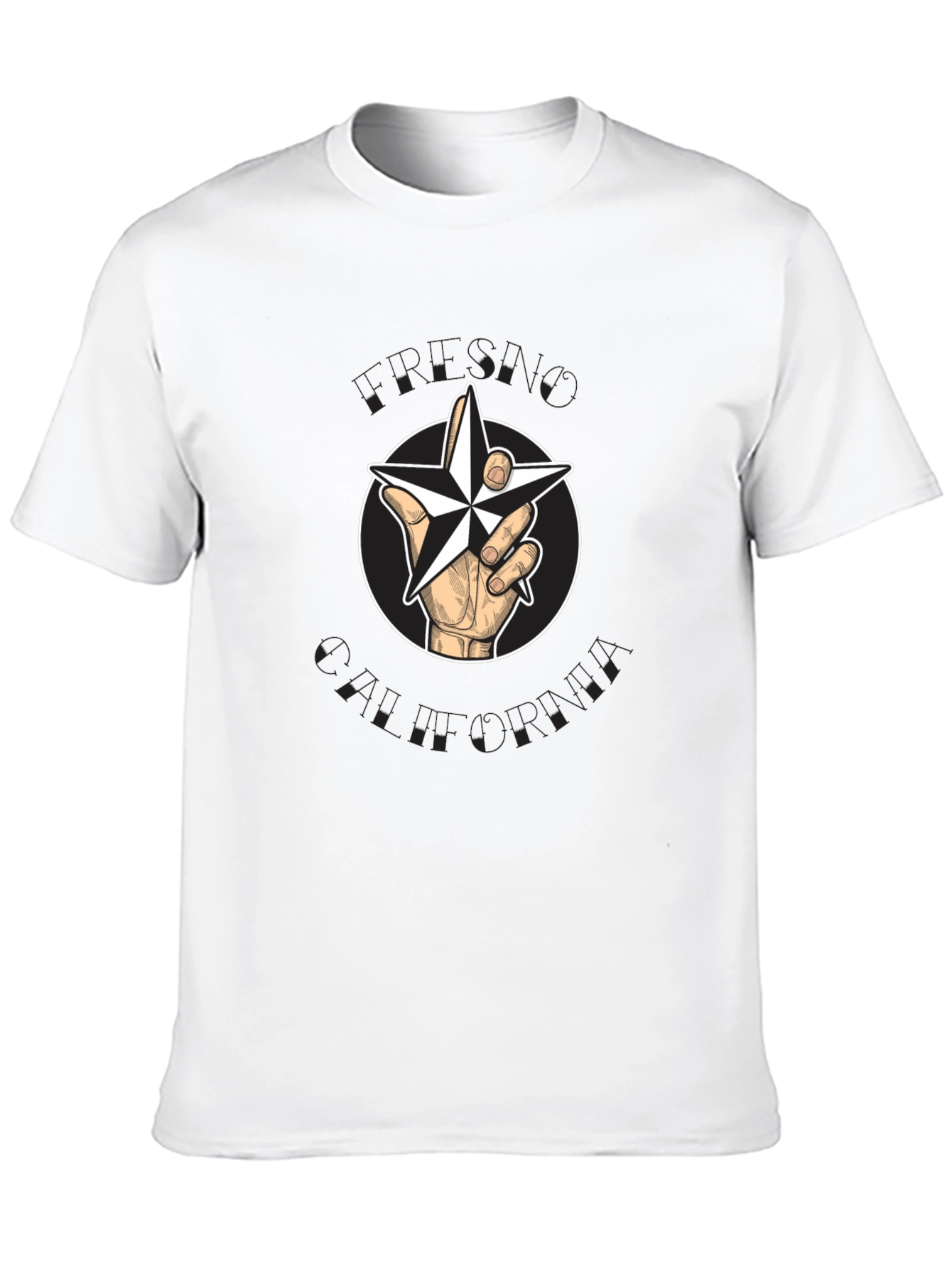 Star Hand Black T-Shirt