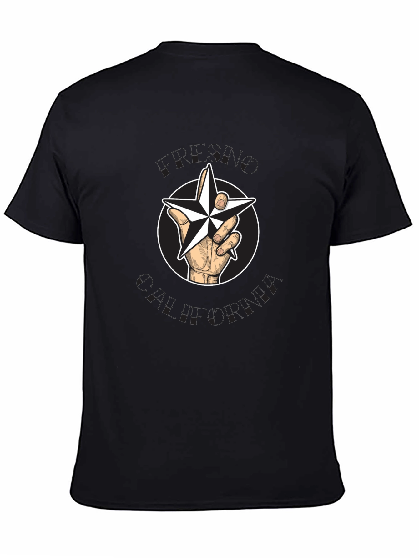 Star Hand Black T-Shirt