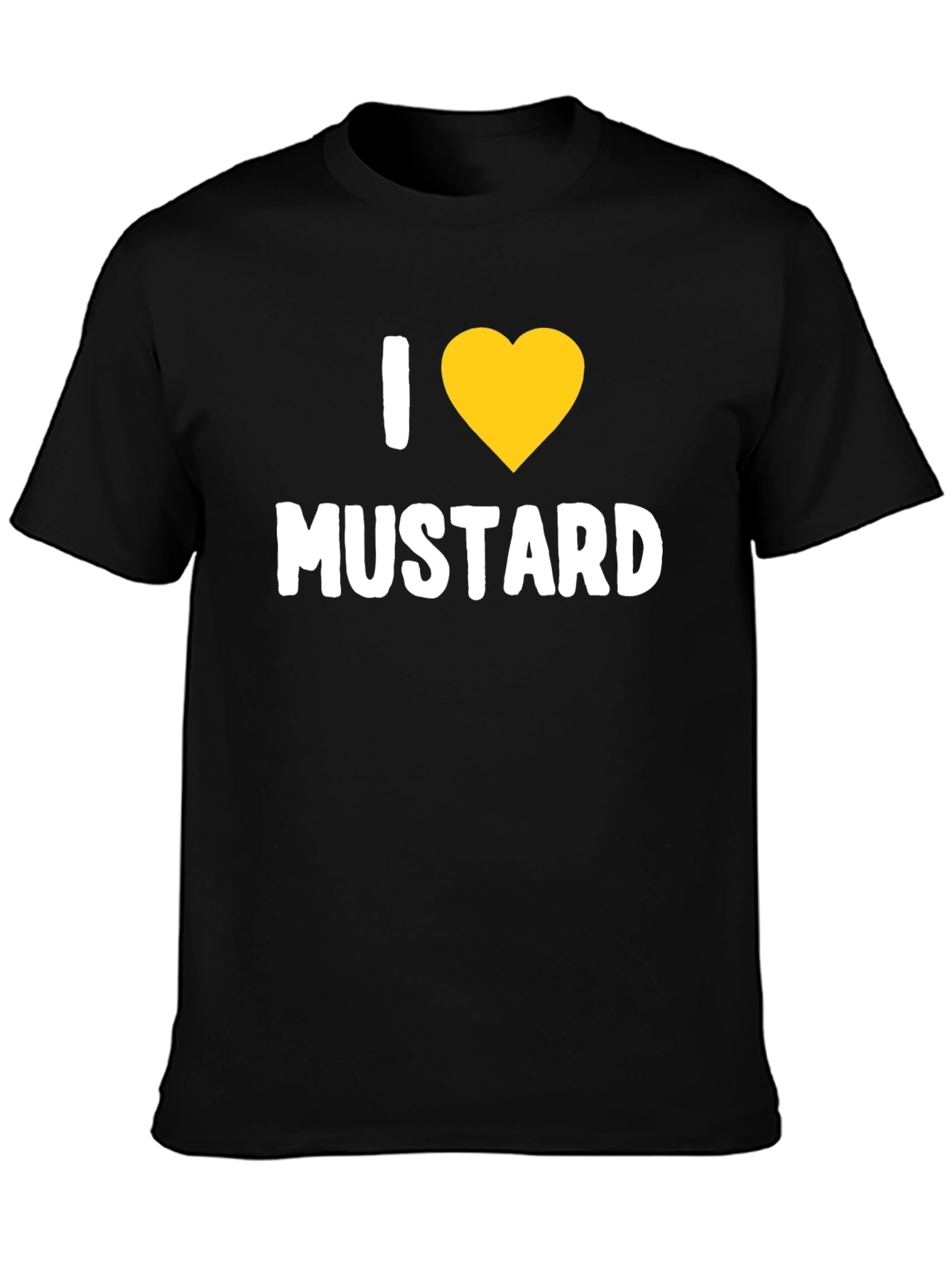 I Heart Mustard T-Shirt - Novelty Graphic Tee