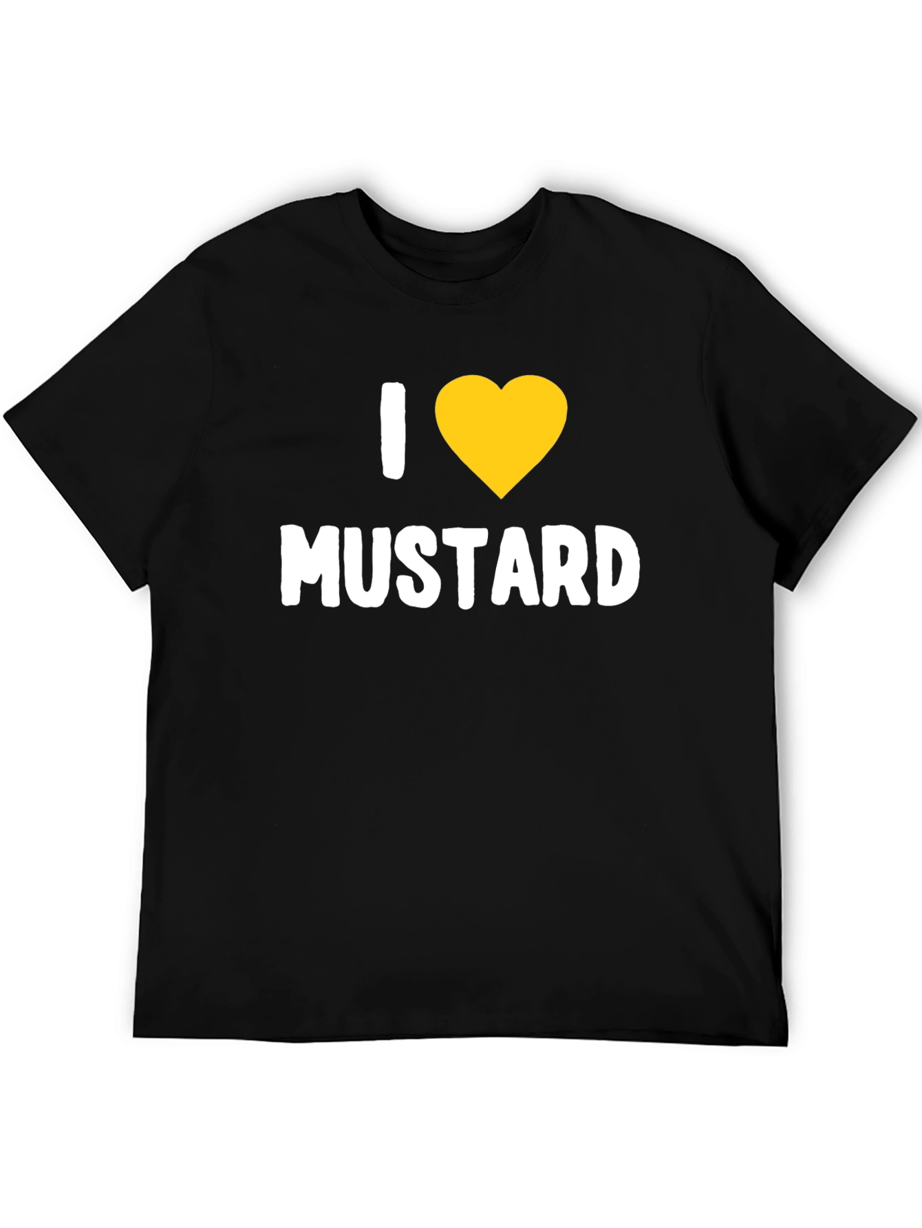 I Heart Mustard T-Shirt - Novelty Graphic Tee